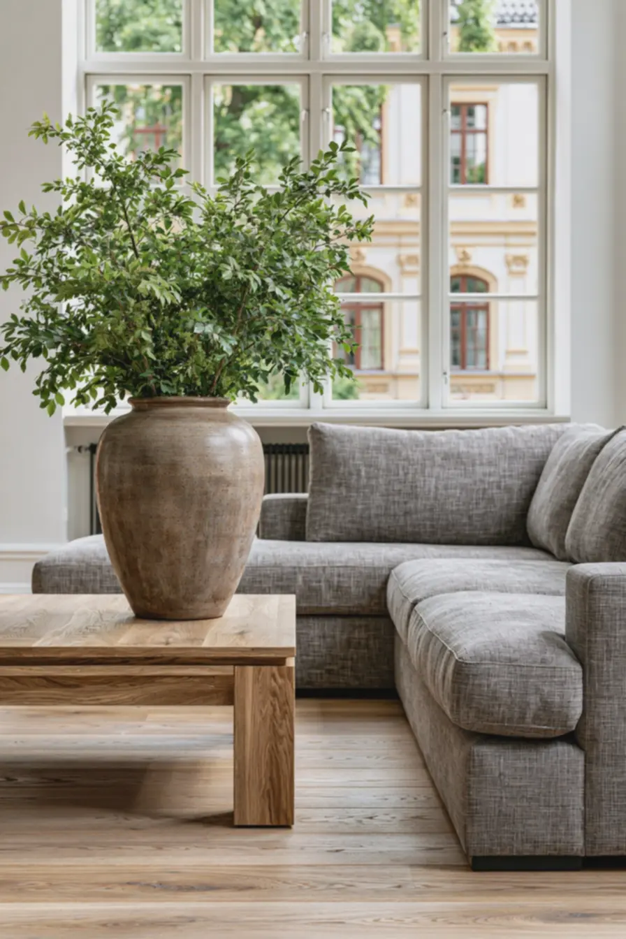 decoracao-com-vaso-alto-que-interfere-na-harmonia-e-fluidez-da-sala Escala e posição de vasos: regras de altura e quantidade que valorizam a sala decoracao-com-vaso-alto-que-interfere-na-harmonia-e-fluidez-da-sala Escala e posição de vasos: regras de altura e quantidade que valorizam a sala