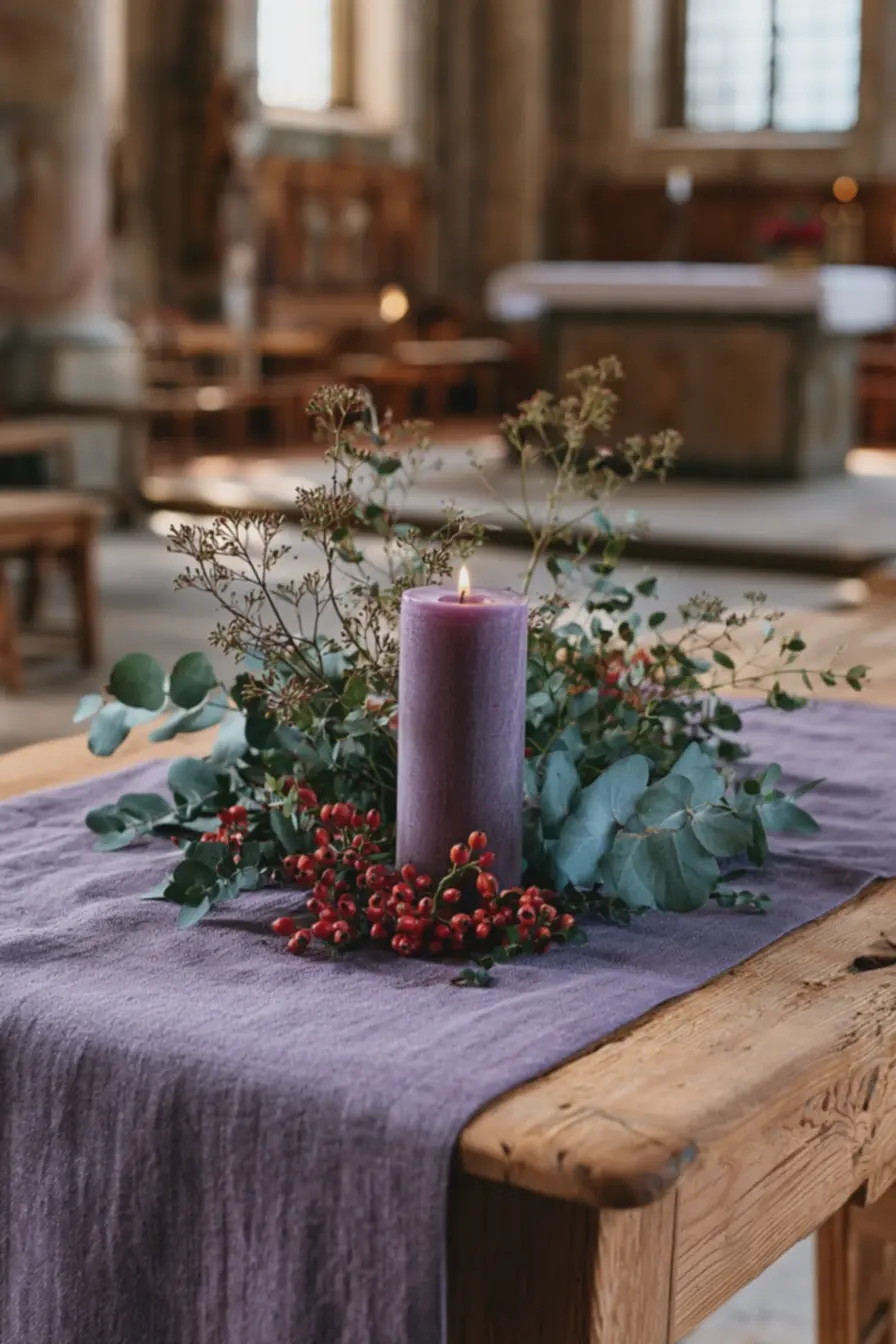 decoracao-minimalista-para-mesa-de-igreja-na-estacao-liturgica-de-quaresma-comtons-frios Mesas de igreja por estação: arranjos e paleta de cores para cada celebração decoracao-minimalista-para-mesa-de-igreja-na-estacao-liturgica-de-quaresma-comtons-frios Mesas de igreja por estação: arranjos e paleta de cores para cada celebração