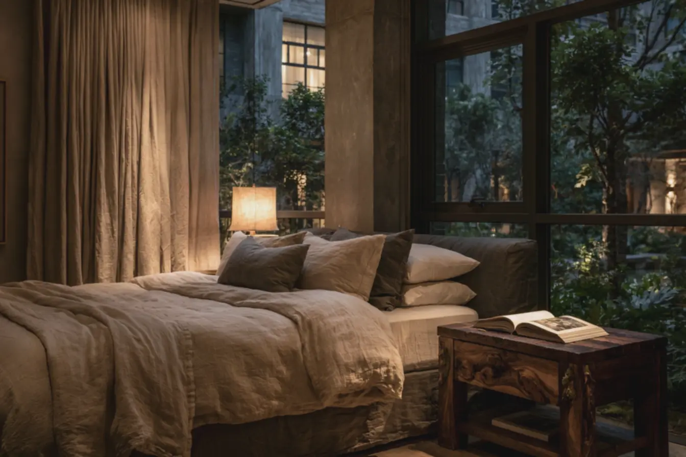 destaque-para-texturas-suaves-de-cortinas-e-roupa-de-cama-sob-iluminacao-ledajustavel-em-ambiente-residencial Temperaturas de cor do LED ideais para sala, cozinha e quarto destaque-para-texturas-suaves-de-cortinas-e-roupa-de-cama-sob-iluminacao-ledajustavel-em-ambiente-residencial Temperaturas de cor do LED ideais para sala, cozinha e quarto