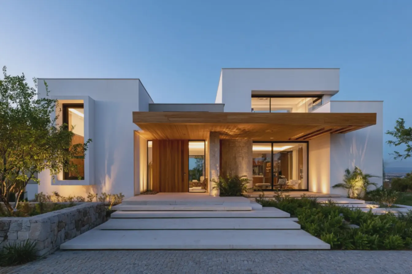 fachada-com-nicho-de-janela-e-jardim-minimalista-valorizando-volumes-simples Volumetria e sombra: fachadas modernas para casas simples com poucos elementos fachada-com-nicho-de-janela-e-jardim-minimalista-valorizando-volumes-simples Volumetria e sombra: fachadas modernas para casas simples com poucos elementos