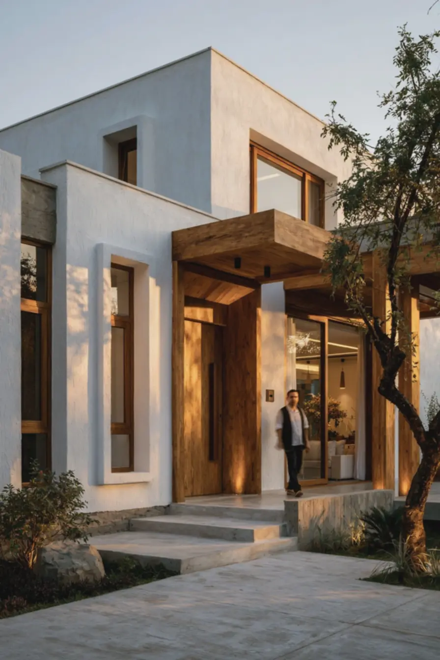 fachada-moderna-com-jogos-de-luz-e-sombra-valorizando-volumes-arquitetonicos Volumetria e sombra: fachadas modernas para casas simples com poucos elementos fachada-moderna-com-jogos-de-luz-e-sombra-valorizando-volumes-arquitetonicos Volumetria e sombra: fachadas modernas para casas simples com poucos elementos