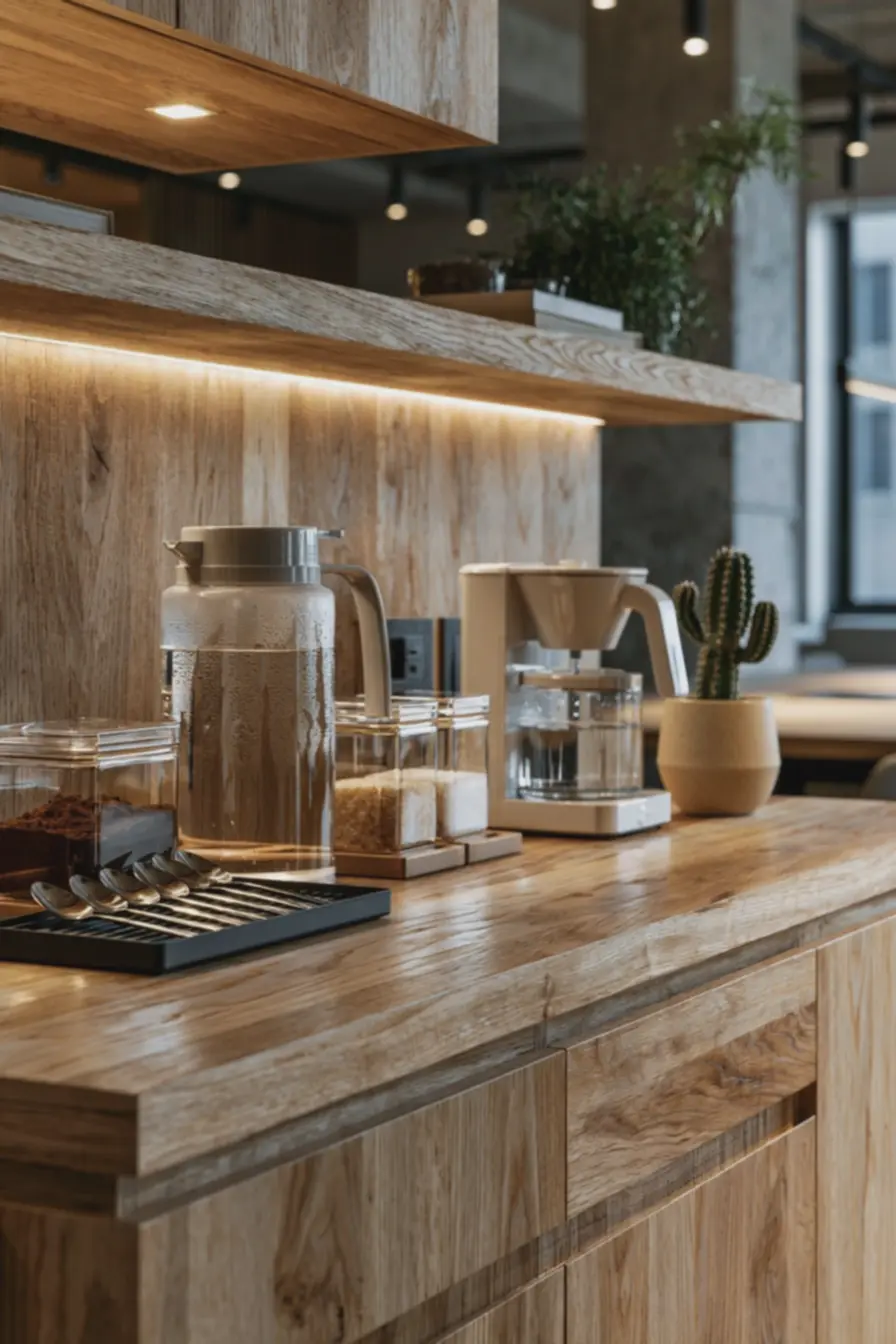 iluminacao-led-dimerizavel-destaca-utensilios-do-cantinho-do-cafe-no-ambiente-detrabalho Cantinho do café no escritório: o detalhe que muda sua rotina diária iluminacao-led-dimerizavel-destaca-utensilios-do-cantinho-do-cafe-no-ambiente-detrabalho Cantinho do café no escritório: o detalhe que muda sua rotina diária