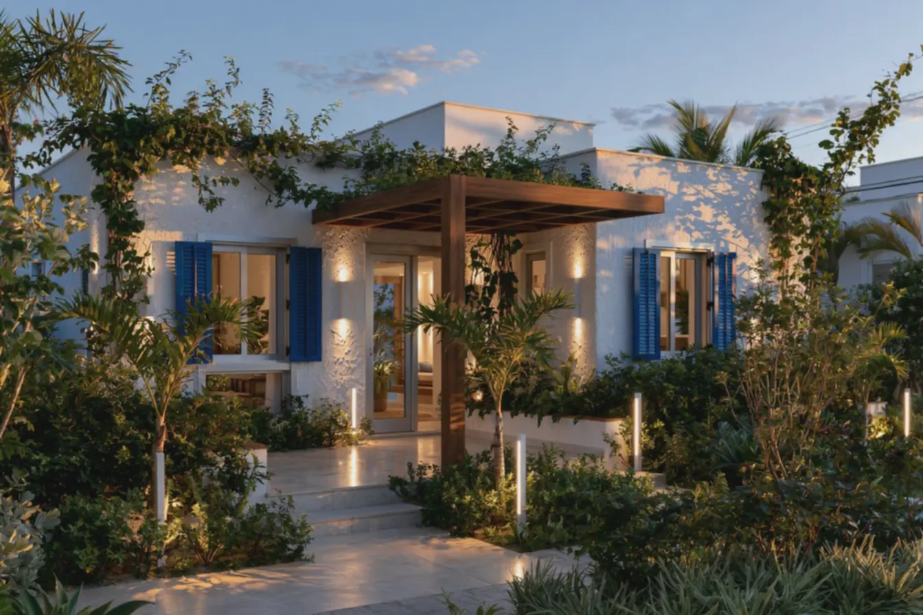 iluminacao-led-externa-estrategica-em-fachada-renovada-valorizando-design-efuncionalidade-para-ambiente-maritimo Fachadas de casas de praia simples: ideias que renovam seu refúgio à beira-mar iluminacao-led-externa-estrategica-em-fachada-renovada-valorizando-design-efuncionalidade-para-ambiente-maritimo Fachadas de casas de praia simples: ideias que renovam seu refúgio à beira-mar