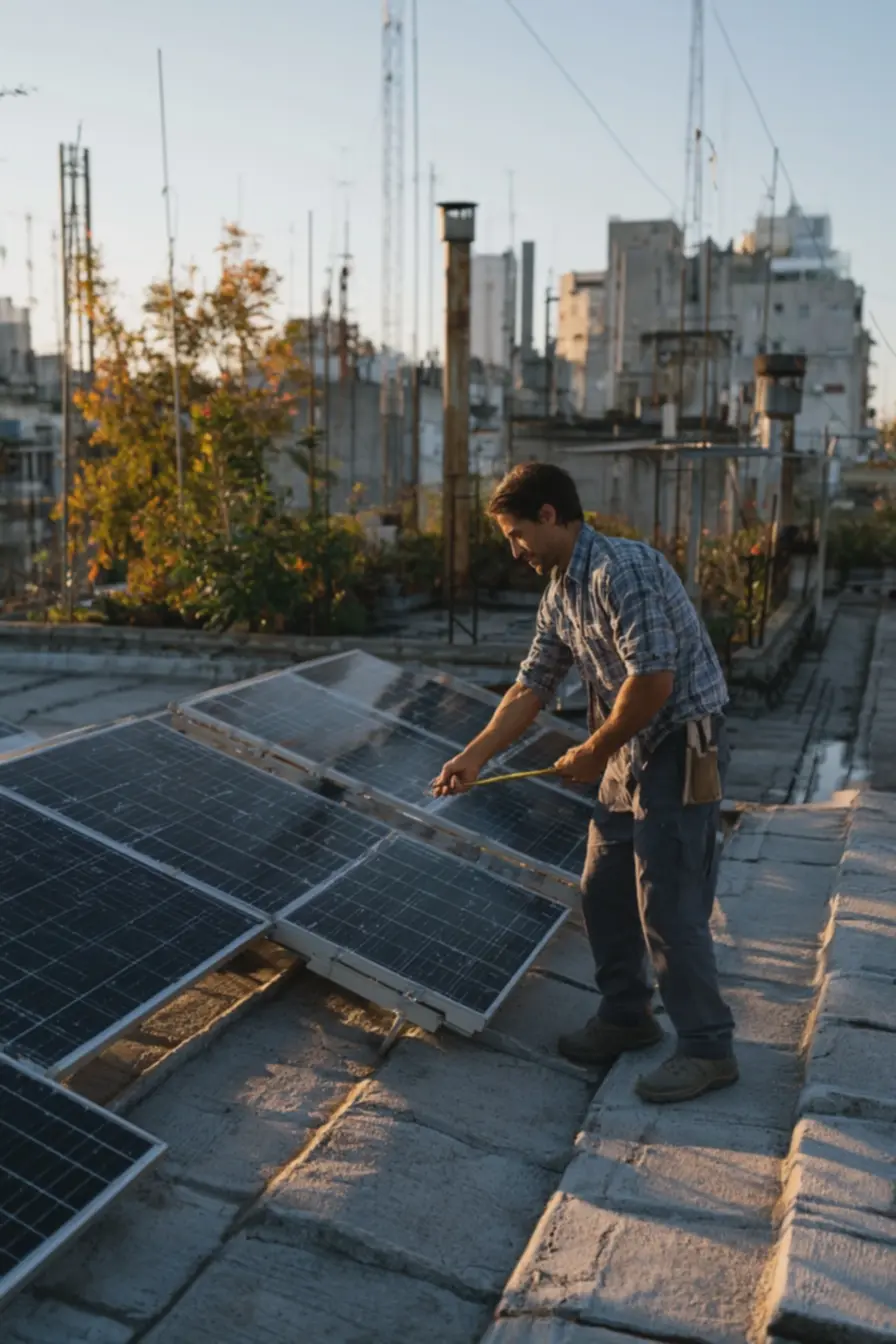 instalacao-cuidadosa-de-paineis-solares-com-espacamento-minimo-para-evitarperdas-por-sombreamento Instalação e sombra: erros que reduzem o rendimento dos painéis instalacao-cuidadosa-de-paineis-solares-com-espacamento-minimo-para-evitarperdas-por-sombreamento Instalação e sombra: erros que reduzem o rendimento dos painéis