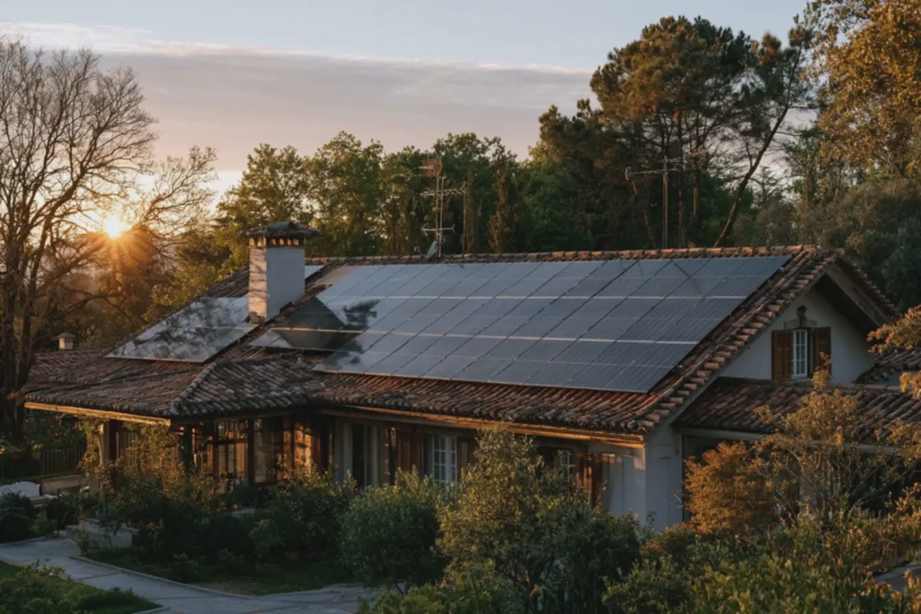 instalacao-solar-harmoniosa-com-textura-da-telha-ceramica-vermelha-e-vidrotemperado-preto-dos-paineis Instalação e sombra: erros que reduzem o rendimento dos painéis instalacao-solar-harmoniosa-com-textura-da-telha-ceramica-vermelha-e-vidrotemperado-preto-dos-paineis Instalação e sombra: erros que reduzem o rendimento dos painéis