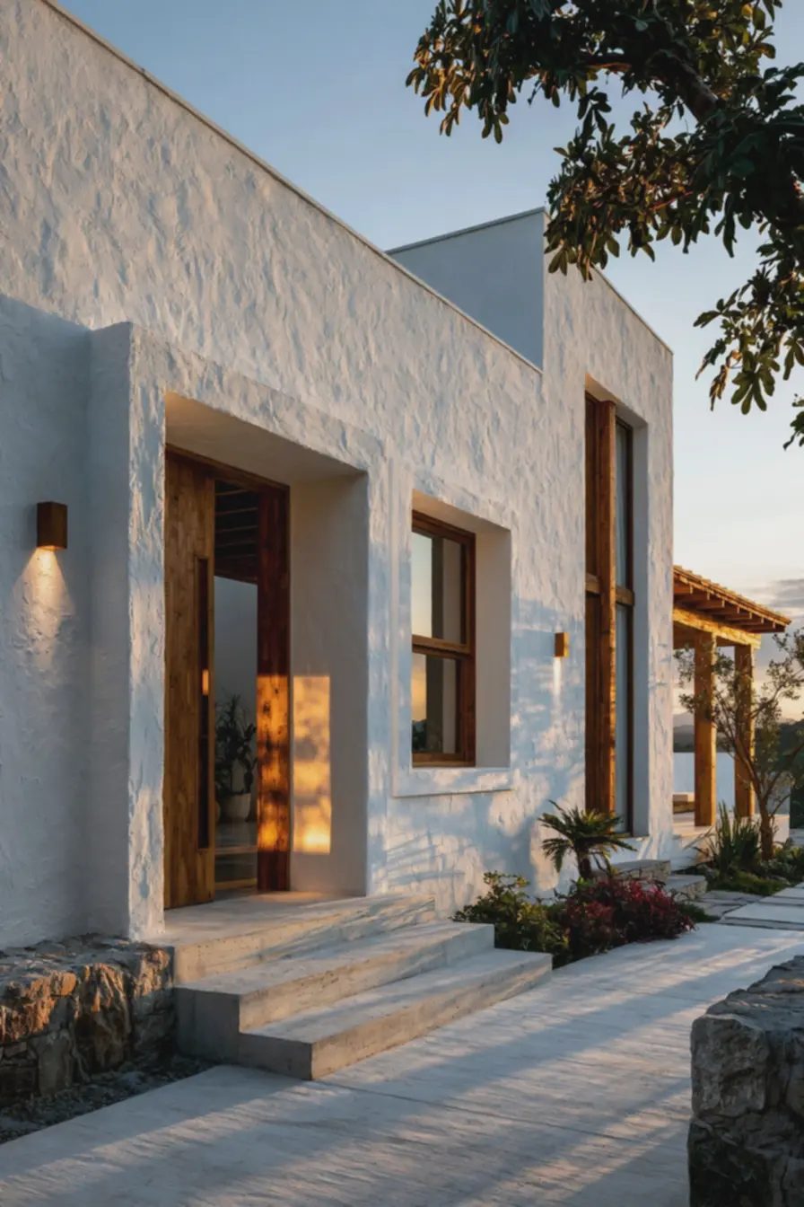 janela-em-nicho-projetando-sombras-naturais-em-parede-branca-minimalista Volumetria e sombra: fachadas modernas para casas simples com poucos elementos janela-em-nicho-projetando-sombras-naturais-em-parede-branca-minimalista Volumetria e sombra: fachadas modernas para casas simples com poucos elementos