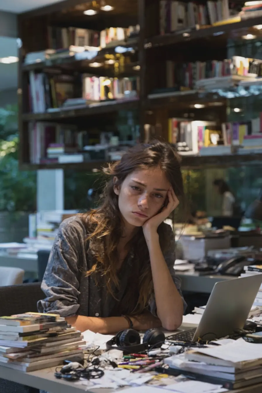 mesa-pequena-e-desorganizada-cheia-de-livros-empilhados-papeis-e-eletronicosatrapalhando-o-estudo Organização vertical para cantinho dos estudos: prateleiras que liberam a mesa e a mente mesa-pequena-e-desorganizada-cheia-de-livros-empilhados-papeis-e-eletronicosatrapalhando-o-estudo Organização vertical para cantinho dos estudos: prateleiras que liberam a mesa e a mente