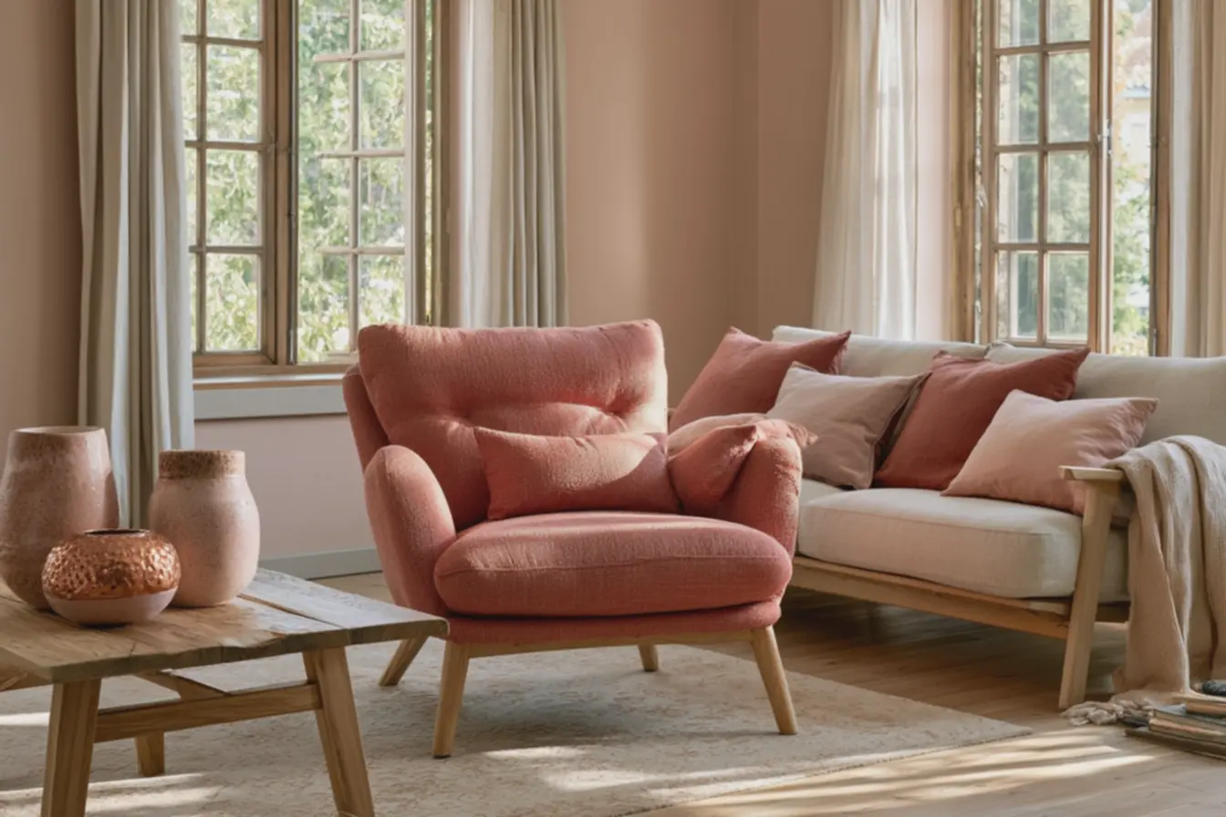 poltrona-coral-com-textura-destacada-sobre-tapete-bege-em-sala-iluminadanaturalmente Decorar com tons de rosa: o detalhe que muda o clima da sua casa para sempre poltrona-coral-com-textura-destacada-sobre-tapete-bege-em-sala-iluminadanaturalmente Decorar com tons de rosa: o detalhe que muda o clima da sua casa para sempre