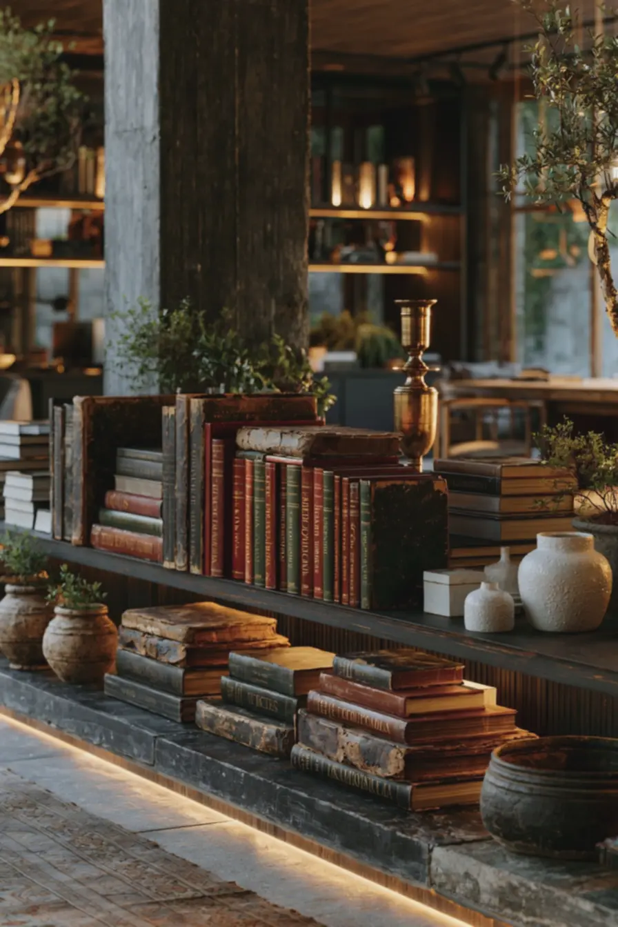 prateleira-decorada-com-plantas-em-vasos-artesanais-e-castical-metalico-douradoem-escritorio-acolhedor Decorar com livros: ideias inesperadas para dar personalidade ao seu espaço prateleira-decorada-com-plantas-em-vasos-artesanais-e-castical-metalico-douradoem-escritorio-acolhedor Decorar com livros: ideias inesperadas para dar personalidade ao seu espaço