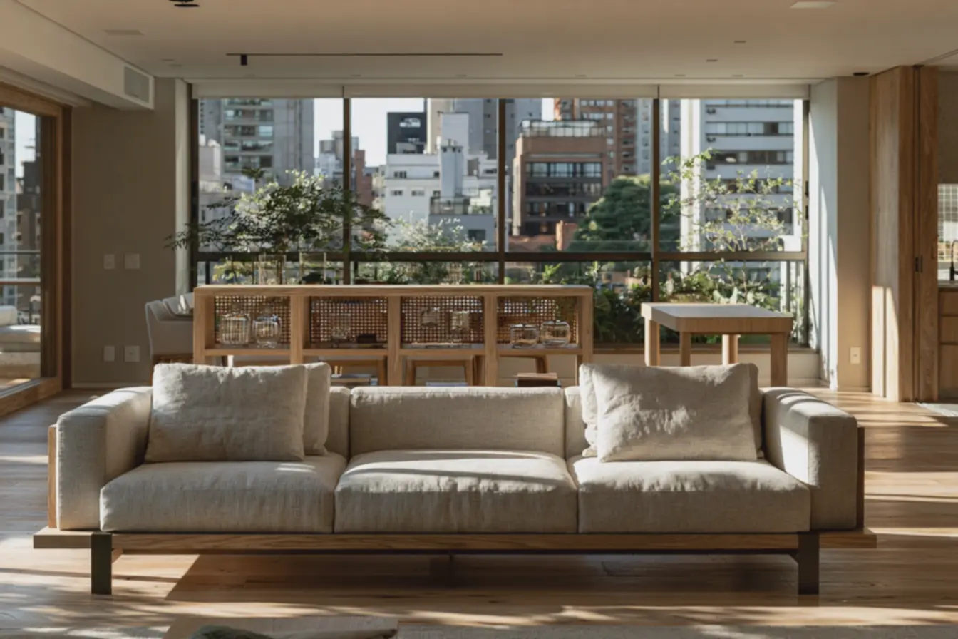 sala-de-apartamento-pequeno-com-moveis-que-promovem-amplitude-e-eleganciaatraves-da-setorizacao-sutil Setorização com móveis para apartamentos pequenos: áreas distintas sem paredes sala-de-apartamento-pequeno-com-moveis-que-promovem-amplitude-e-eleganciaatraves-da-setorizacao-sutil Setorização com móveis para apartamentos pequenos: áreas distintas sem paredes