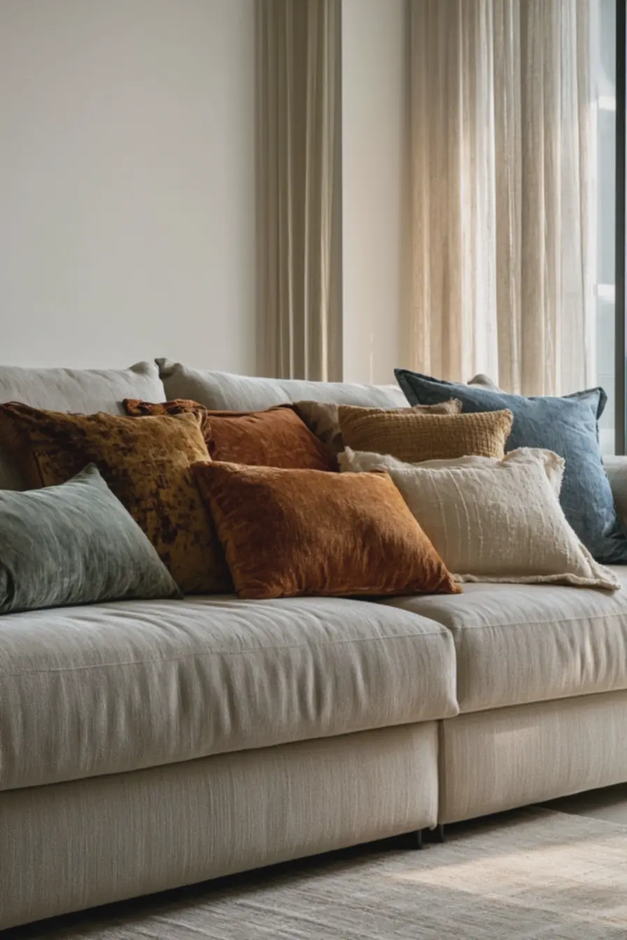 tapete-neutro-e-cortinas-translucidas-em-sala-acolhedora-com-iluminacao-naturale-moveis-confortaveis Pequenos toques em móveis e tecidos que renovam a casa sem gastar muito tapete-neutro-e-cortinas-translucidas-em-sala-acolhedora-com-iluminacao-naturale-moveis-confortaveis Pequenos toques em móveis e tecidos que renovam a casa sem gastar muito