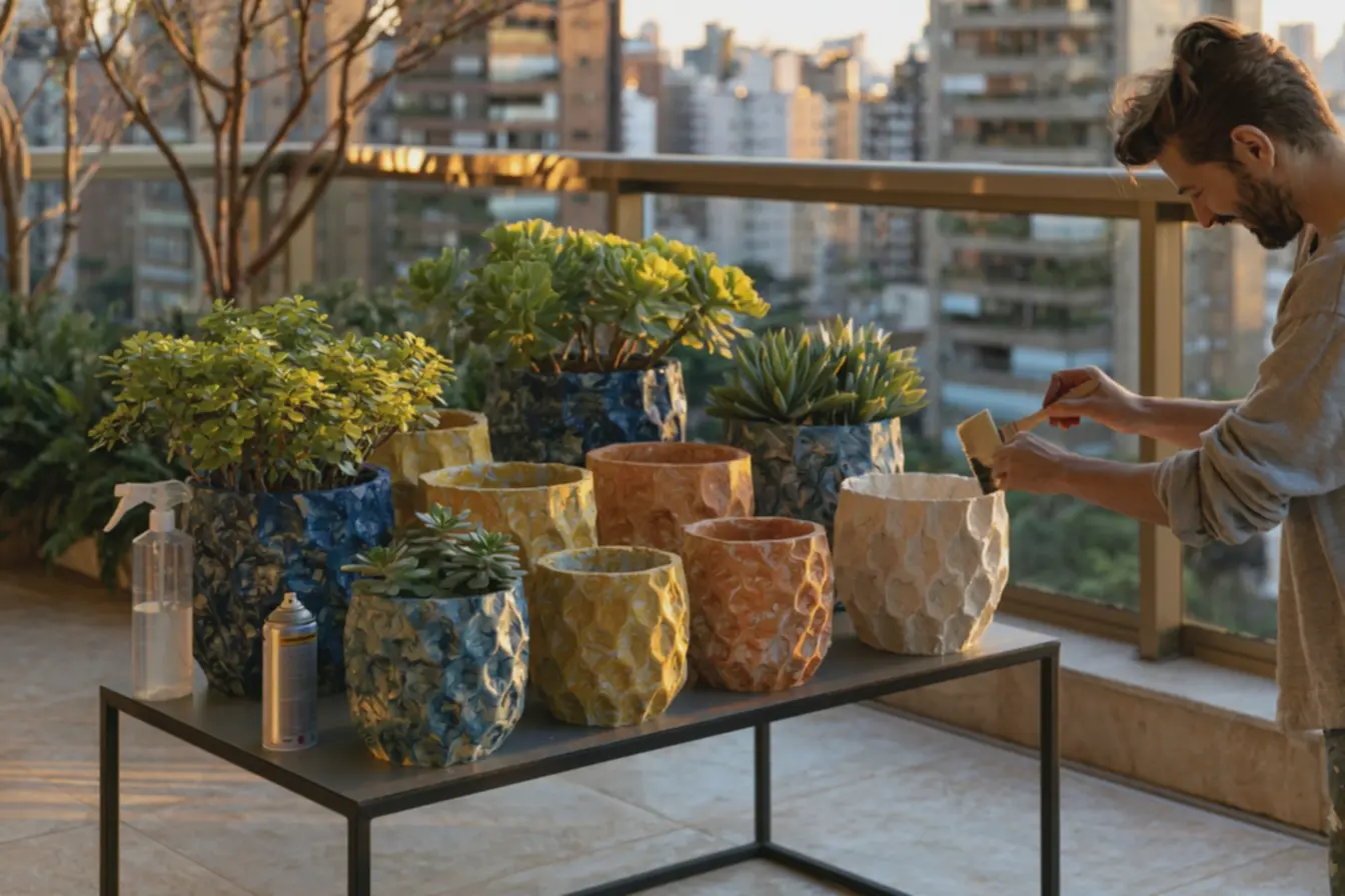 vasos-artesanais-em-gesso-com-acabamento-marmorizado-em-cores-vibrantes-sobremesa-em-varanda-ao-entardecer Artesanato com gesso: ideias inesperadas que renovam sua decoração rápida vasos-artesanais-em-gesso-com-acabamento-marmorizado-em-cores-vibrantes-sobremesa-em-varanda-ao-entardecer Artesanato com gesso: ideias inesperadas que renovam sua decoração rápida