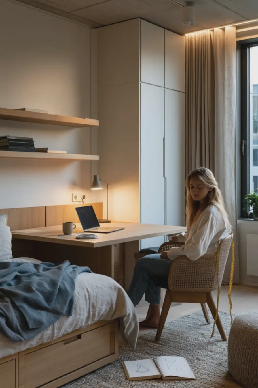 ambiente-organizado-com-mesa-de-trabalho-e-cama-de-solteiro-para-otimizar-espaco Apartamentos de 2 quartos já são 65% das vendas: como aproveitar melhor essa planta ambiente-organizado-com-mesa-de-trabalho-e-cama-de-solteiro-para-otimizar-espaco Apartamentos de 2 quartos já são 65% das vendas: como aproveitar melhor essa planta
