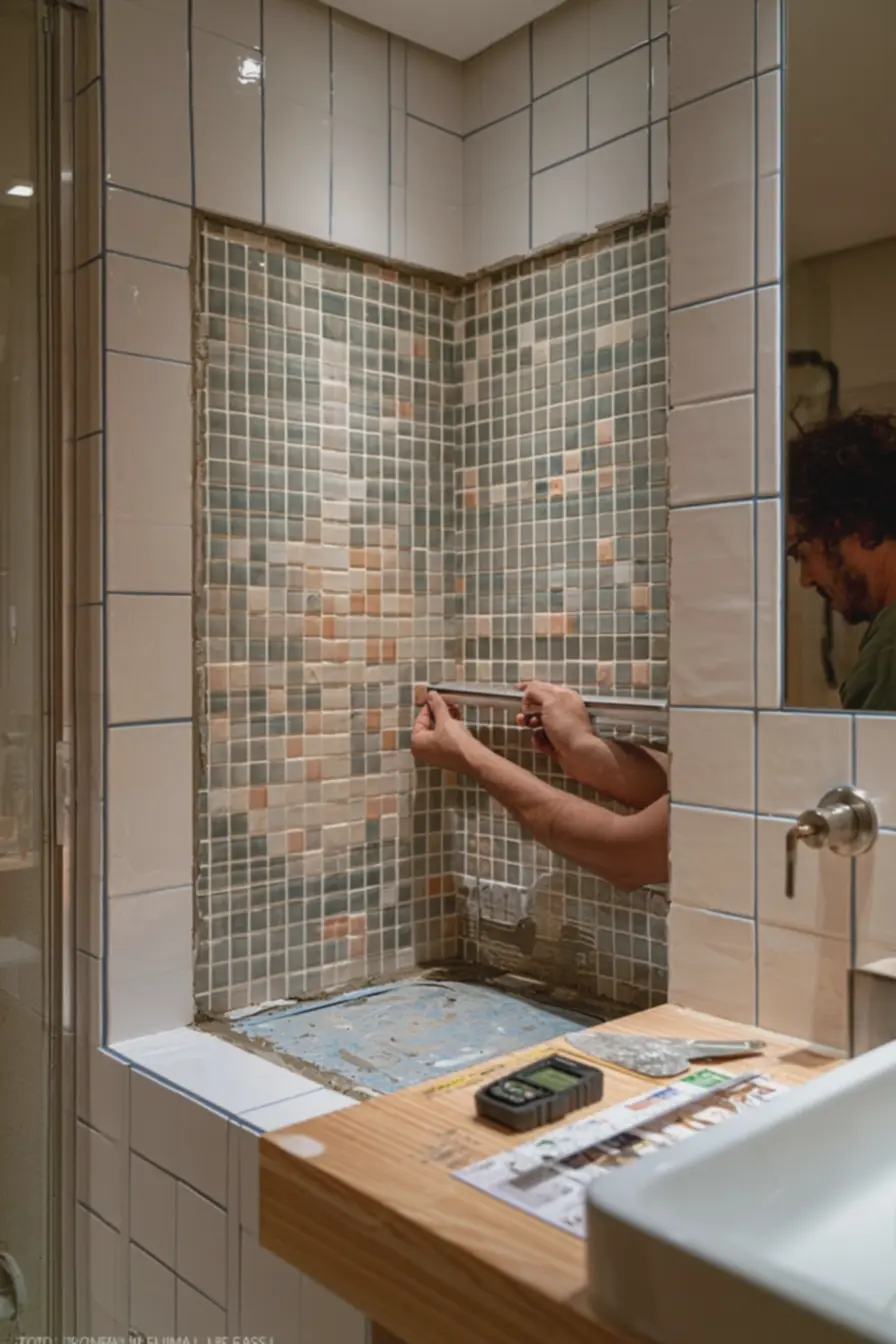 banheiro-pequeno-com-nicho-revestido-em-pastilhas-retro-azul-creme-e-terracotamostrando-detalhes-de-instalacao Os azulejos dos anos 60 voltaram: 6 paginações retrô para cozinha e banheiro banheiro-pequeno-com-nicho-revestido-em-pastilhas-retro-azul-creme-e-terracotamostrando-detalhes-de-instalacao Os azulejos dos anos 60 voltaram: 6 paginações retrô para cozinha e banheiro