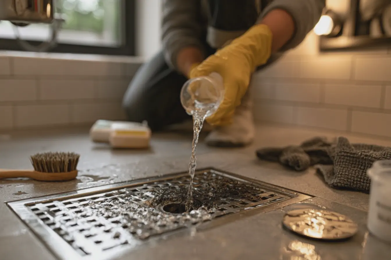 banheiro-residencial-compacto-com-piso-porcelanato-cinza-claro-azulejos-brancos Veja como manter seu banheiro cheiroso e limpo sem precisar de produtos químicos banheiro-residencial-compacto-com-piso-porcelanato-cinza-claro-azulejos-brancos Veja como manter seu banheiro cheiroso e limpo sem precisar de produtos químicos