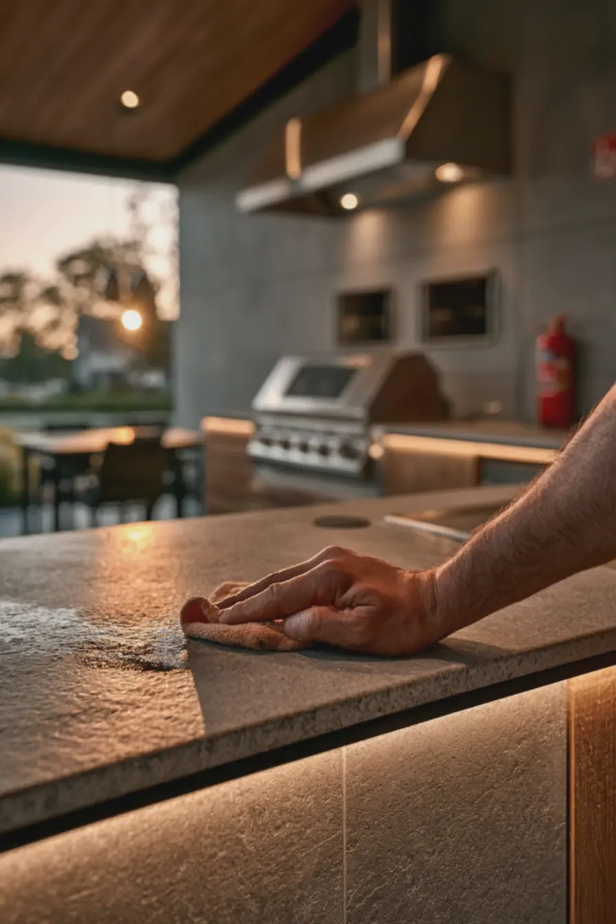 detalhe-de-pia-gourmet-com-bancada-e-revestimento-ceramico-com-iluminacao-ledsob-armario-para-preparo-de-alimentos Área gourmet simples: ideias práticas que valorizam seu espaço sem complicação detalhe-de-pia-gourmet-com-bancada-e-revestimento-ceramico-com-iluminacao-ledsob-armario-para-preparo-de-alimentos Área gourmet simples: ideias práticas que valorizam seu espaço sem complicação