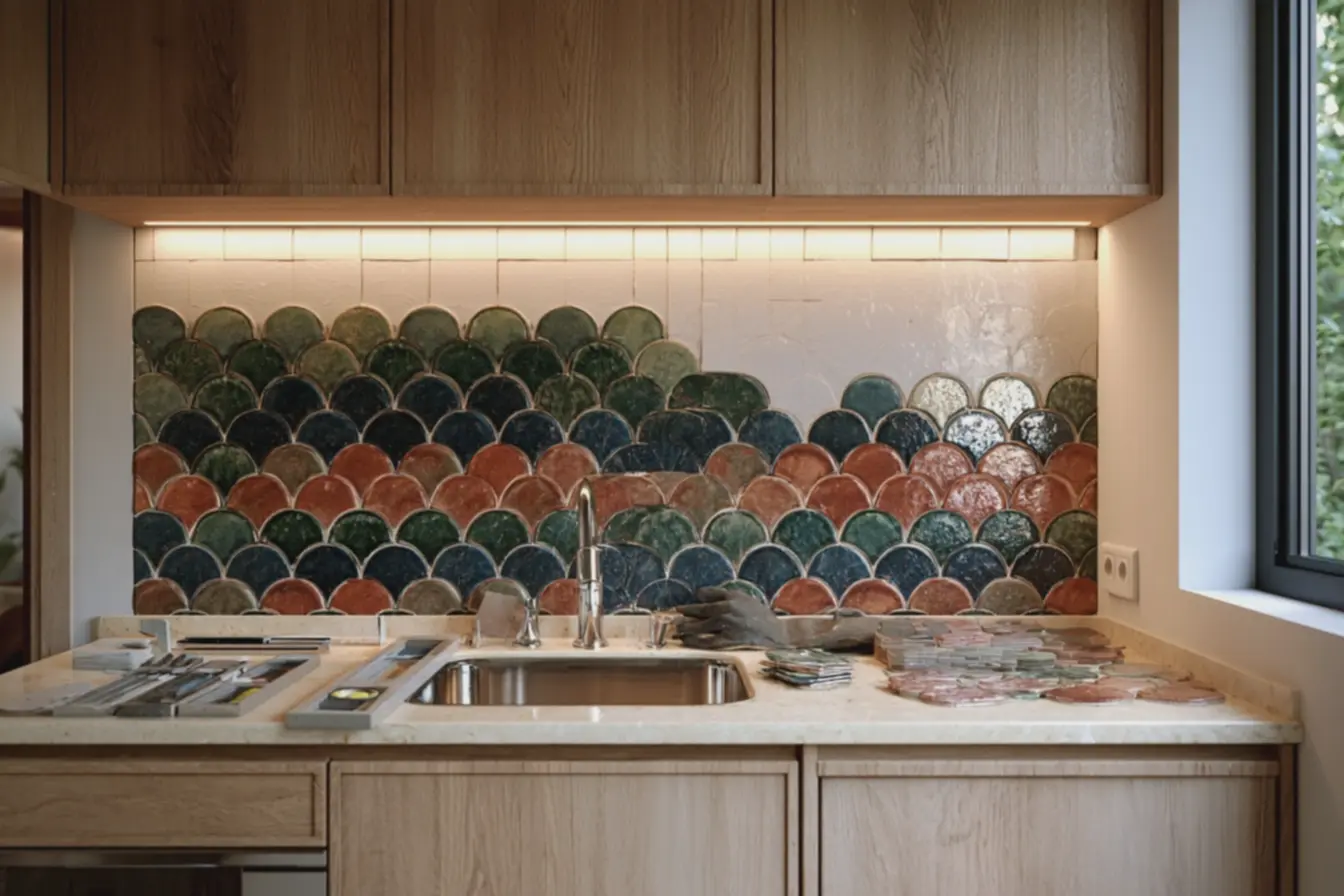 detalhes-da-reforma-de-revestimento-ceramico-em-cozinha-com-bancadas-de-quartzocreme-e-armarios-de-madeira-clara Os azulejos dos anos 60 voltaram: 6 paginações retrô para cozinha e banheiro detalhes-da-reforma-de-revestimento-ceramico-em-cozinha-com-bancadas-de-quartzocreme-e-armarios-de-madeira-clara Os azulejos dos anos 60 voltaram: 6 paginações retrô para cozinha e banheiro