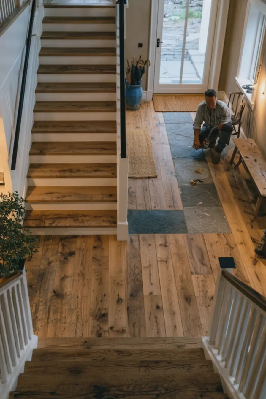 escada-residencial-com-degraus-revestidos-em-madeira-engenheirada-tom-carvalhomedio-e-espelhos-brancos-quentes As novas maneiras de usar piso de madeira na decoração e surpreender a todos escada-residencial-com-degraus-revestidos-em-madeira-engenheirada-tom-carvalhomedio-e-espelhos-brancos-quentes As novas maneiras de usar piso de madeira na decoração e surpreender a todos