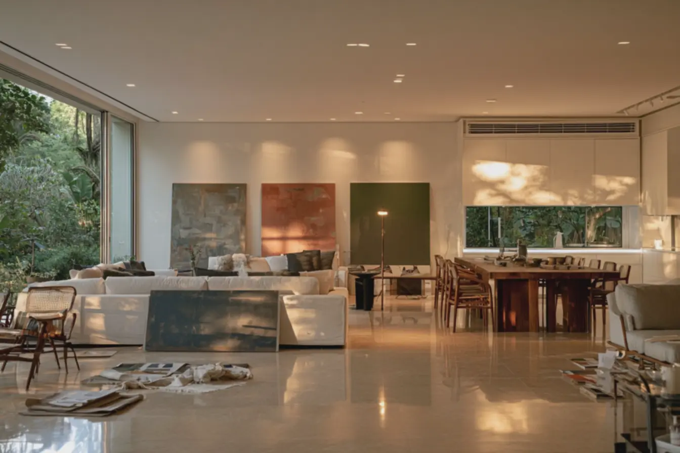 exposicao-natural-da-luz-do-fim-da-tarde-e-iluminacao-quente-de-abajurdestacando-amostras-de-tinta-sobre-piso-porcelanato-polido-bege As primeiras cores de 2027 já foram escolhidas: o que azul, terracota e verde têm em comum exposicao-natural-da-luz-do-fim-da-tarde-e-iluminacao-quente-de-abajurdestacando-amostras-de-tinta-sobre-piso-porcelanato-polido-bege As primeiras cores de 2027 já foram escolhidas: o que azul, terracota e verde têm em comum