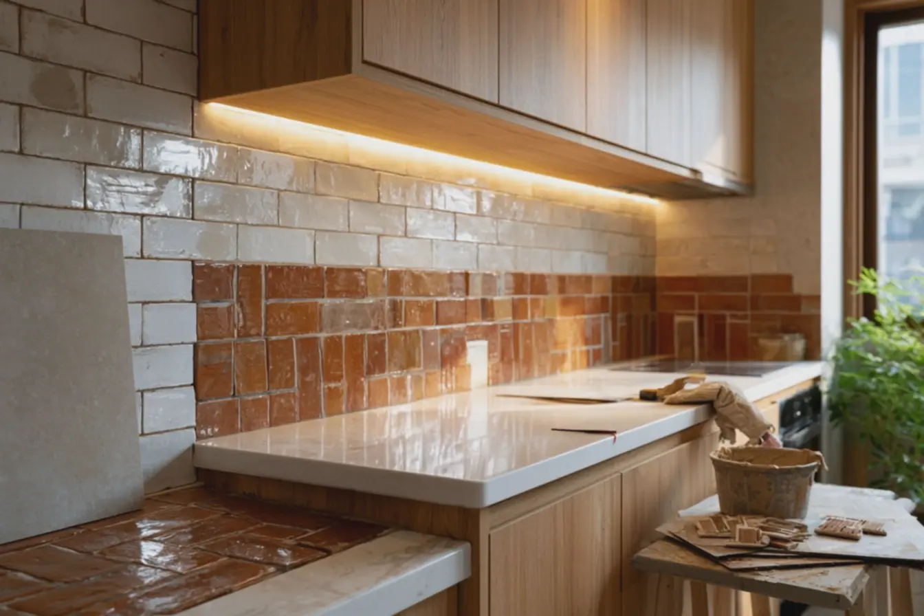 iluminacao-natural-e-luz-quente-evidenciando-textura-de-azulejos-terracota-emadeira-em-cozinha-pequena-em-processo-de-renovacao Essas são as novas combinações de cores de azulejos para sair do branco frio e novar a casa iluminacao-natural-e-luz-quente-evidenciando-textura-de-azulejos-terracota-emadeira-em-cozinha-pequena-em-processo-de-renovacao Essas são as novas combinações de cores de azulejos para sair do branco frio e novar a casa