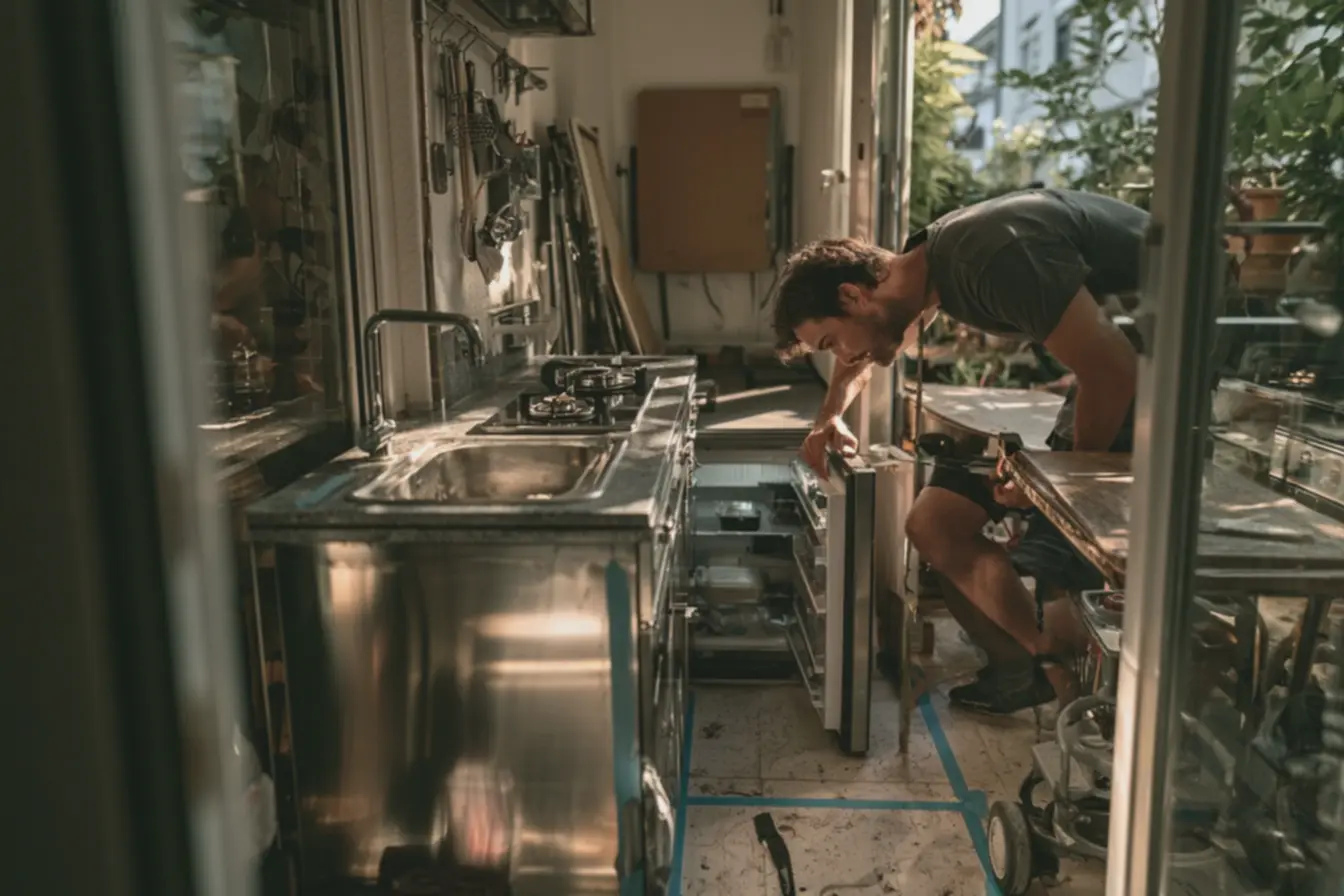 projeto-de-area-gourmet-simples-com-bancada-de-granito-cinza-e-refrigeradorpequeno-em-varanda-de-1-metro-e-meio Área gourmet simples: ideias práticas que valorizam seu espaço sem complicação projeto-de-area-gourmet-simples-com-bancada-de-granito-cinza-e-refrigeradorpequeno-em-varanda-de-1-metro-e-meio Área gourmet simples: ideias práticas que valorizam seu espaço sem complicação