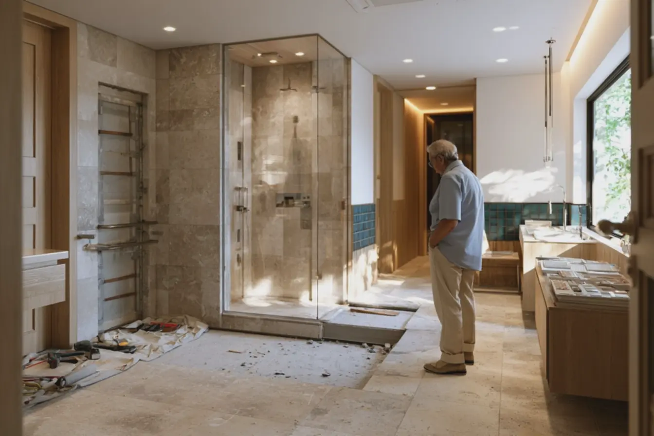 reforma-pratica-em-banheiro-residencial-com-revestimento-ceramico-e-azulejosazul-petroleo-para-conforto-senior Sua casa está preparada para você envelhecer nela? 12 decisões que evitam reformas caras no futuro reforma-pratica-em-banheiro-residencial-com-revestimento-ceramico-e-azulejosazul-petroleo-para-conforto-senior Sua casa está preparada para você envelhecer nela? 12 decisões que evitam reformas caras no futuro