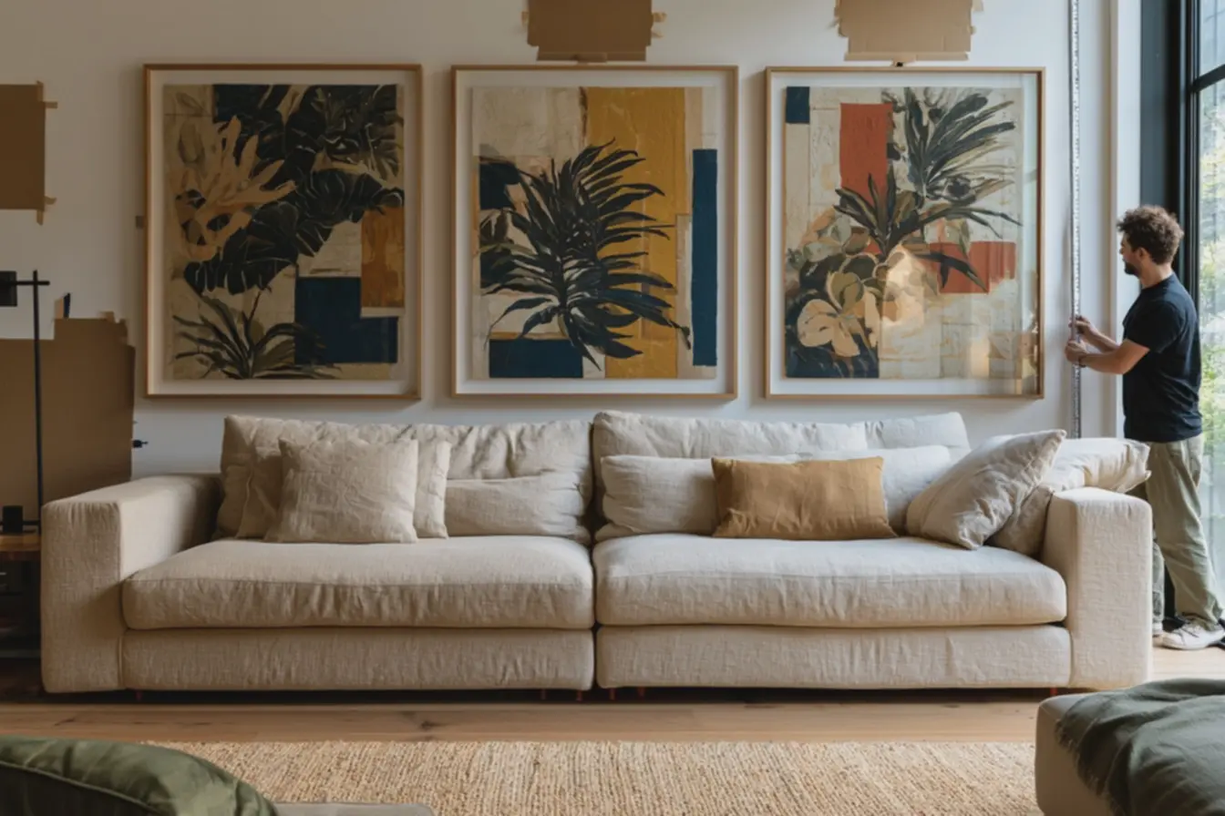 sala-pratica-e-criativa-com-almofadas-verdes-e-luminaria-de-piso-pretavalorizando-decoracao-com-quadros Usar quadros na decoração da sua casa pode trazer vantagens que você nem imagina sala-pratica-e-criativa-com-almofadas-verdes-e-luminaria-de-piso-pretavalorizando-decoracao-com-quadros Usar quadros na decoração da sua casa pode trazer vantagens que você nem imagina