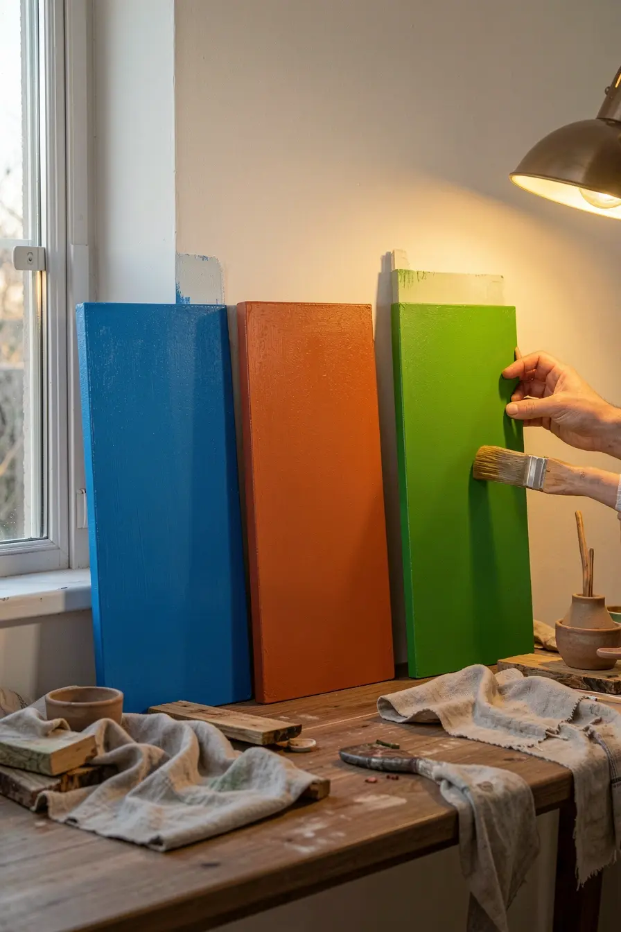 amostras-de-azul-terracota-e-verde-comparadas-com-tecidos-madeira-e-luz-natural-e-artificial-antes-da-pintura A luz da casa pode mudar a leitura do azul, da terracota e do verde amostras-de-azul-terracota-e-verde-comparadas-com-tecidos-madeira-e-luz-natural-e-artificial-antes-da-pintura A luz da casa pode mudar a leitura do azul, da terracota e do verde