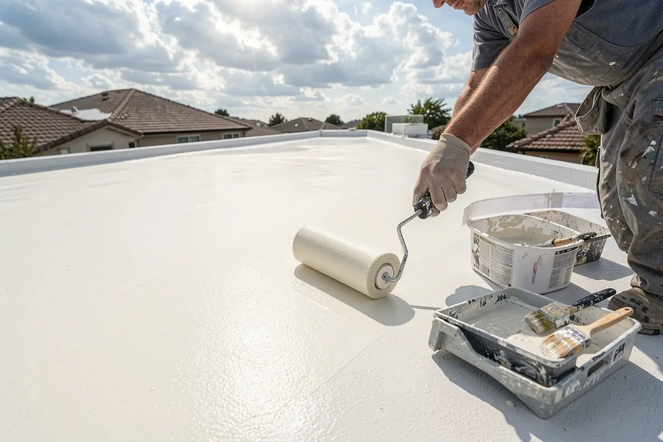 aplicacao-uniforme-de-tinta-termica-clara-em-telhado-limpo-seco-e-reparado Tinta térmica no telhado exige mais que um rolo: o preparo que define o resultado aplicacao-uniforme-de-tinta-termica-clara-em-telhado-limpo-seco-e-reparado Tinta térmica no telhado exige mais que um rolo: o preparo que define o resultado
