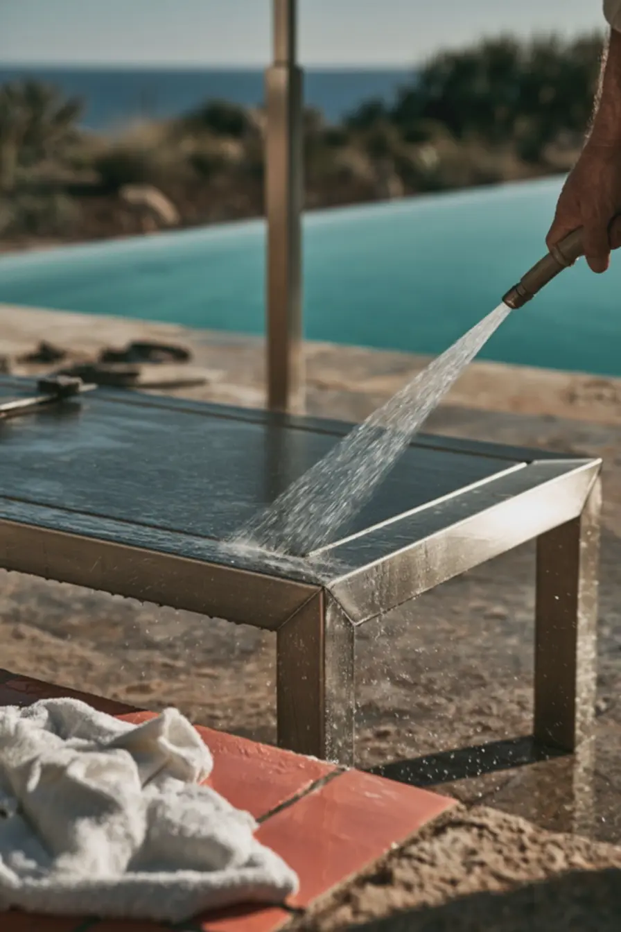 area-externa-com-moveis-de-aco-inox-proximo-a-piscina-e-vegetacao-destacandodurabilidade-e-resistencia-em-ambientes-expostos O inox saiu da geladeira e virou móvel de luxo. Por que ele está tão disputado? area-externa-com-moveis-de-aco-inox-proximo-a-piscina-e-vegetacao-destacandodurabilidade-e-resistencia-em-ambientes-expostos O inox saiu da geladeira e virou móvel de luxo. Por que ele está tão disputado?