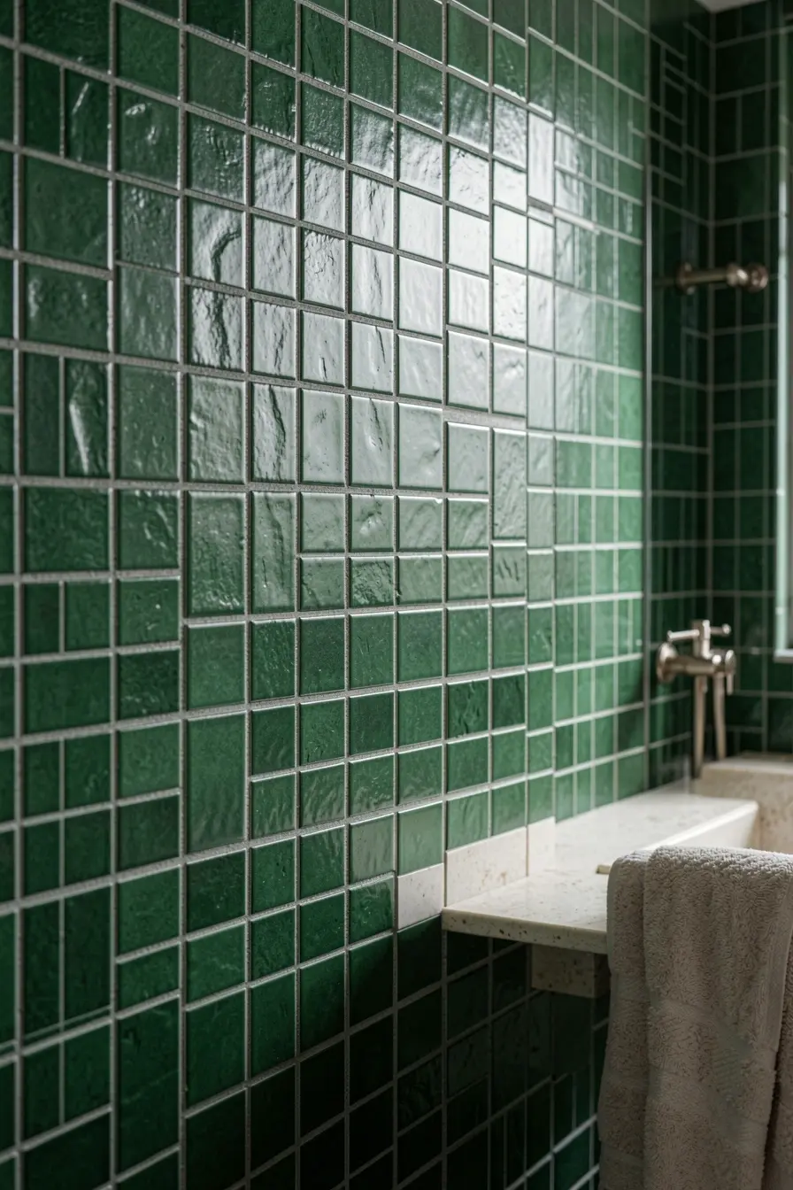 banheiro-com-azulejos-verdes-e-rejunte-cinza-equilibrando-a-paginacao-e-disfarcando-marcas-de-uso A cor do rejunte pode valorizar ou apagar as cores de azulejos da sua casa banheiro-com-azulejos-verdes-e-rejunte-cinza-equilibrando-a-paginacao-e-disfarcando-marcas-de-uso A cor do rejunte pode valorizar ou apagar as cores de azulejos da sua casa