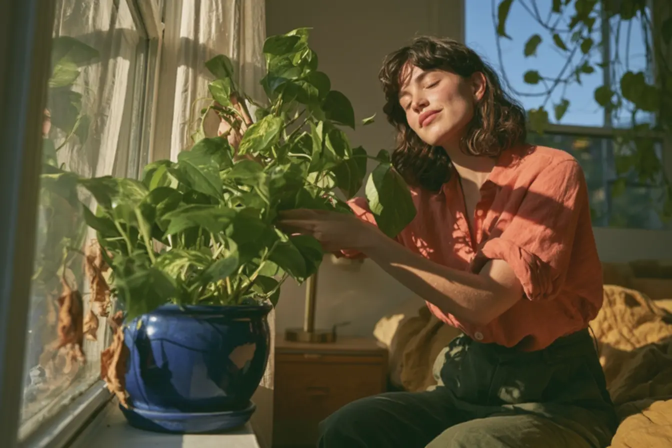 cama-com-colcha-mostarda-e-mesa-de-cabeceira-em-madeira-clara-com-abajur-demetal-dourado-em-quarto-com-plantas As plantas no quarto são mais do que decoração, elas podem trazer aconchego e acolhimento. E essas são as dicas de como escolher. cama-com-colcha-mostarda-e-mesa-de-cabeceira-em-madeira-clara-com-abajur-demetal-dourado-em-quarto-com-plantas As plantas no quarto são mais do que decoração, elas podem trazer aconchego e acolhimento. E essas são as dicas de como escolher.