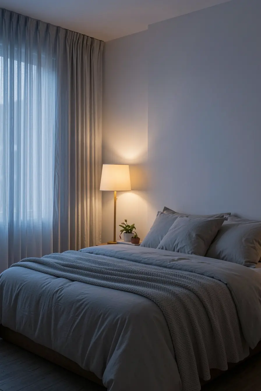 combinacao-de-luz-natural-e-iluminacao-quente-valoriza-a-parede-do-quarto-ao-anoitecer A luz certa valoriza a parede de destaque no quarto e muda o clima antes de dormir combinacao-de-luz-natural-e-iluminacao-quente-valoriza-a-parede-do-quarto-ao-anoitecer A luz certa valoriza a parede de destaque no quarto e muda o clima antes de dormir