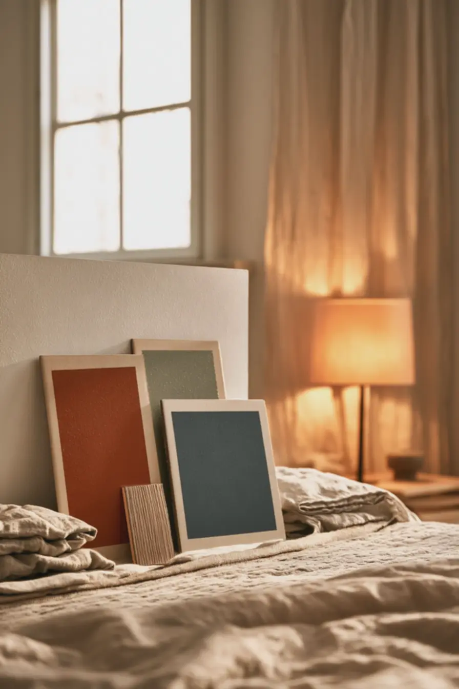 comparacao-de-cores-para-parede-de-destaque-com-pedacos-de-madeira-e-tecido-paraharmonizar-decoracao-do-quarto Chega de parede branca sem graça, veja como ter uma parede de destaque no quarto comparacao-de-cores-para-parede-de-destaque-com-pedacos-de-madeira-e-tecido-paraharmonizar-decoracao-do-quarto Chega de parede branca sem graça, veja como ter uma parede de destaque no quarto