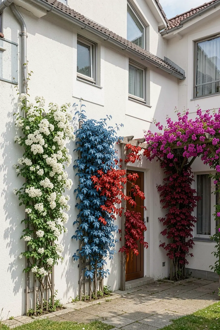 comparacao-de-jasmim-estrela-tumbergia-dipladenia-e-primavera-em-suportes-afastados-da-fachada Fachadas com flores: espécies trepadeiras que embelezam sem danificar a parede comparacao-de-jasmim-estrela-tumbergia-dipladenia-e-primavera-em-suportes-afastados-da-fachada Fachadas com flores: espécies trepadeiras que embelezam sem danificar a parede