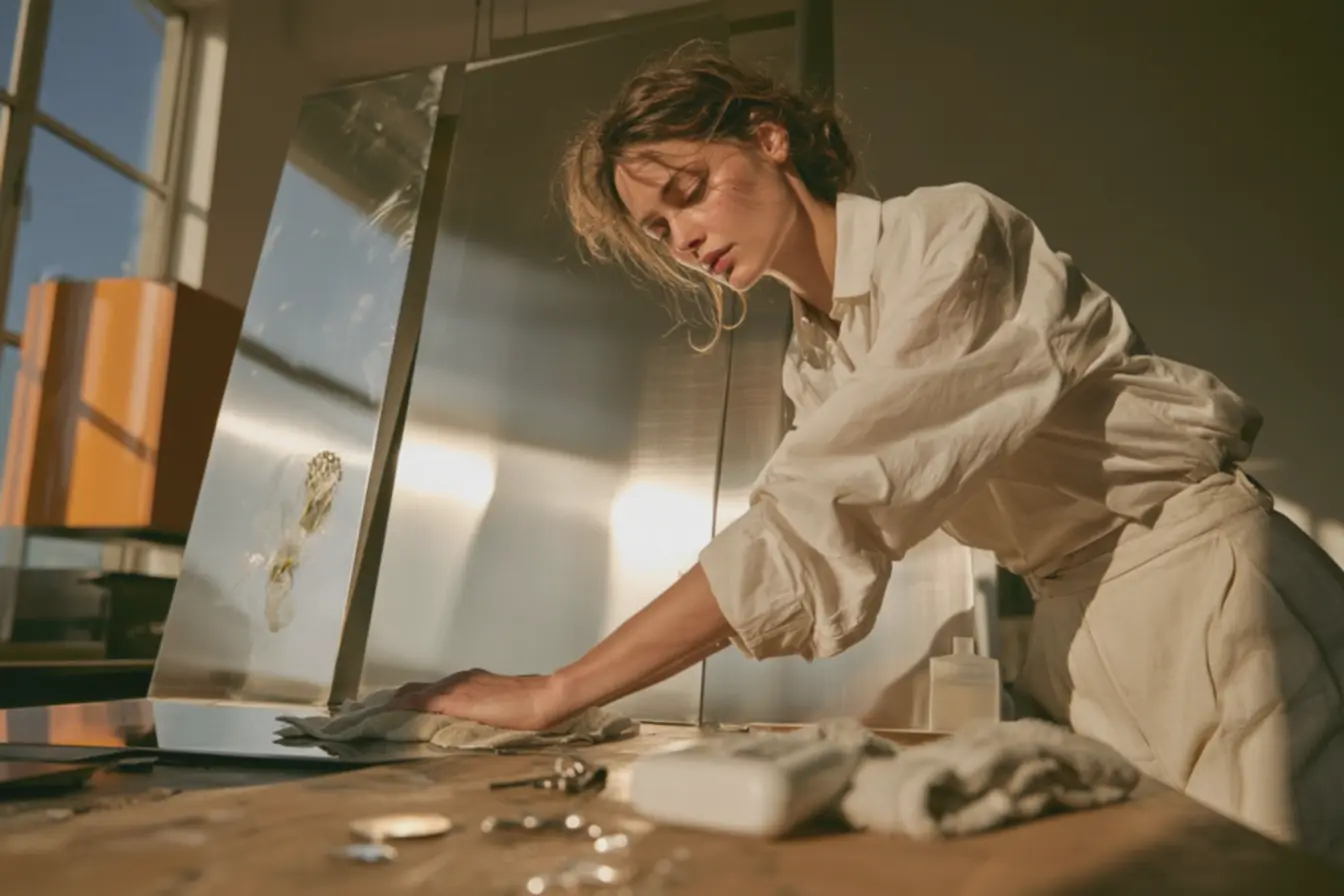 comparacao-de-superficies-de-aco-inox-escovado-e-espelhado-mostrando-resistenciaa-marcas-de-oleo-e-digitais-em-moveis-sofisticados O inox saiu da geladeira e virou móvel de luxo. Por que ele está tão disputado? comparacao-de-superficies-de-aco-inox-escovado-e-espelhado-mostrando-resistenciaa-marcas-de-oleo-e-digitais-em-moveis-sofisticados O inox saiu da geladeira e virou móvel de luxo. Por que ele está tão disputado?