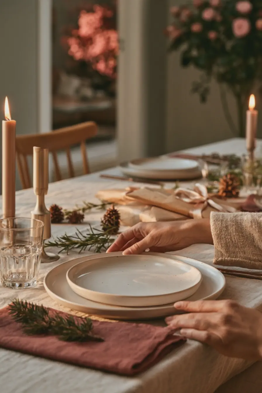 composicao-de-mesa-de-natal-com-velas-champagne-mate-pinhas-e-ramos-de-alecrimpara-decoracao-acolhedora O Natal cor-de-rosa não foi embora: veja por que essa decoração continua conquistando casas composicao-de-mesa-de-natal-com-velas-champagne-mate-pinhas-e-ramos-de-alecrimpara-decoracao-acolhedora O Natal cor-de-rosa não foi embora: veja por que essa decoração continua conquistando casas