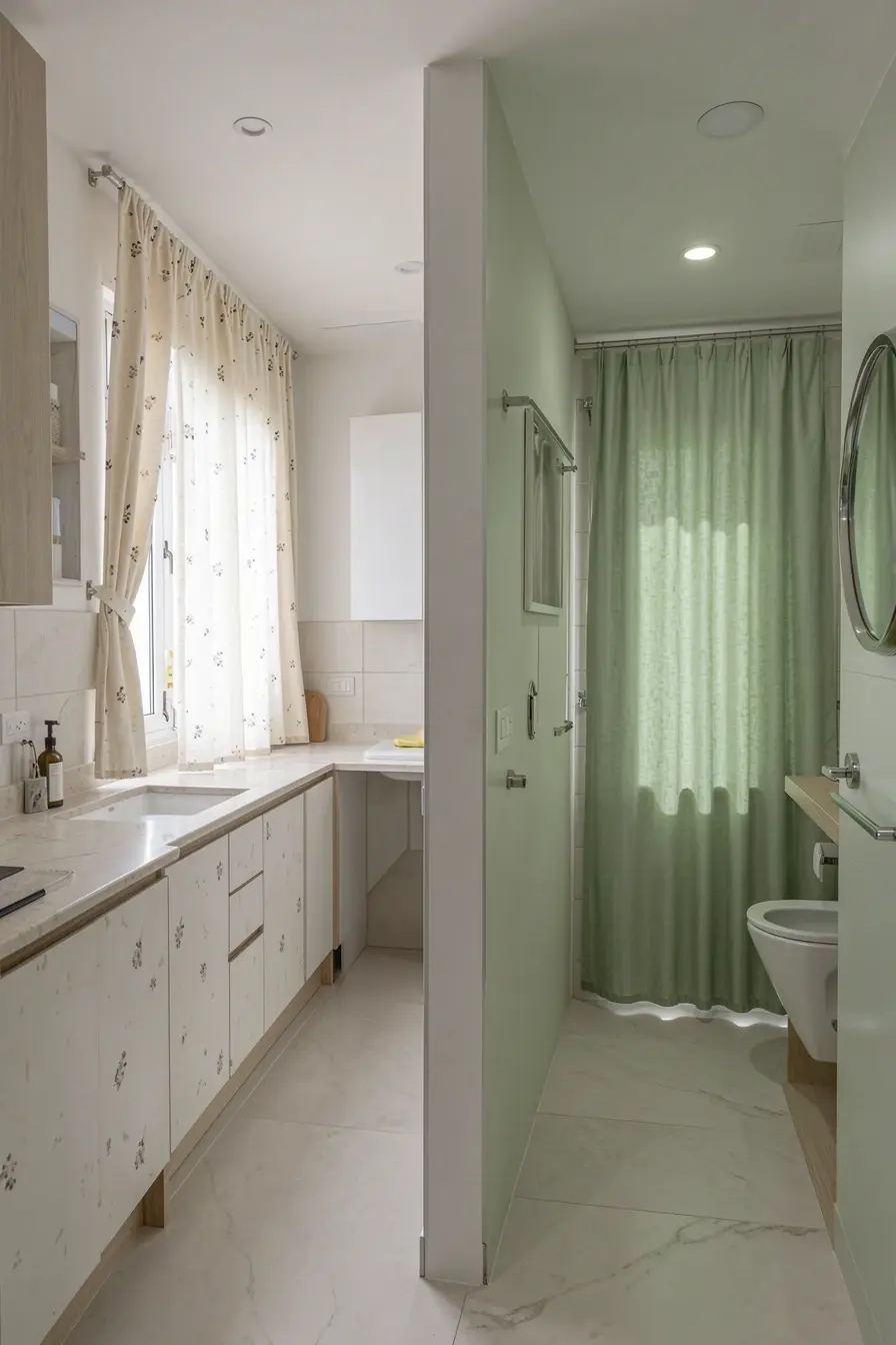 cortinas-bistro-diferentes-na-cozinha-e-no-banheiro-harmonizadas-por-cores-suaves-e-funcoes-especificas Por que a cortina bistrô da cozinha não deve ser igual à do banheiro cortinas-bistro-diferentes-na-cozinha-e-no-banheiro-harmonizadas-por-cores-suaves-e-funcoes-especificas Por que a cortina bistrô da cozinha não deve ser igual à do banheiro