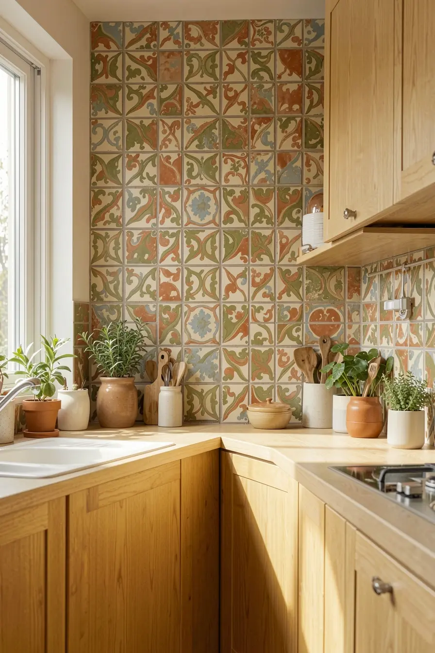 cozinha-ensolarada-com-azulejos-retro-coloridos-e-rejunte-cinza-quente-equilibrando-estampas-marcantes A cor do rejunte pode envelhecer ou renovar o azulejo retrô na decoração cozinha-ensolarada-com-azulejos-retro-coloridos-e-rejunte-cinza-quente-equilibrando-estampas-marcantes A cor do rejunte pode envelhecer ou renovar o azulejo retrô na decoração