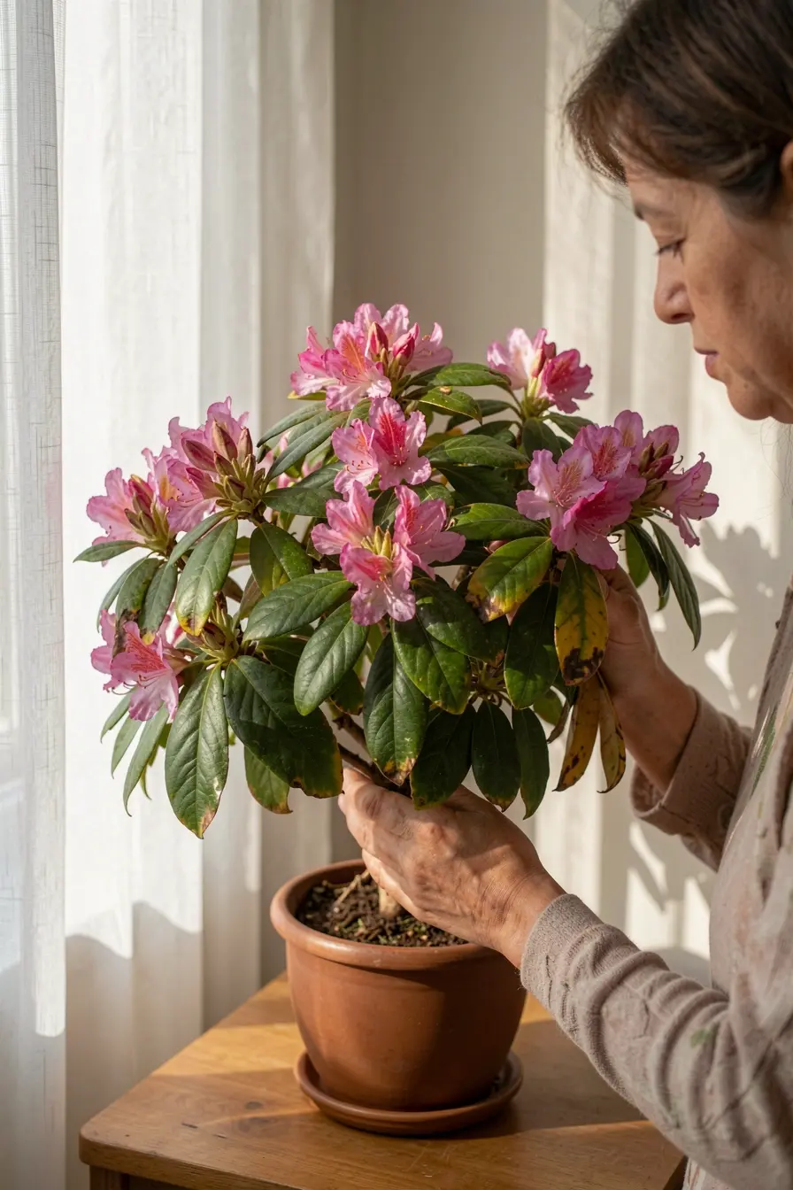 cuidados-com-azaleia-florida-ao-girar-o-vaso-e-suavizar-a-luz-da-janela A luz parece ideal, mas pode prejudicar suas flores dentro de casa cuidados-com-azaleia-florida-ao-girar-o-vaso-e-suavizar-a-luz-da-janela A luz parece ideal, mas pode prejudicar suas flores dentro de casa