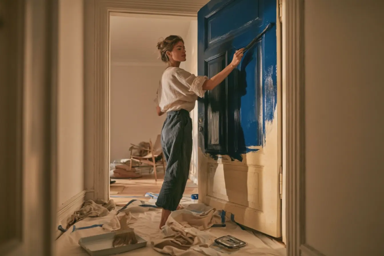 detalhes-de-materiais-e-ferramentas-para-pintura-de-porta-azul-em-reformaresidencial-simples Sua casa pode mudar muito sem virar uma obra: 10 reformas com pouca quebradeira detalhes-de-materiais-e-ferramentas-para-pintura-de-porta-azul-em-reformaresidencial-simples Sua casa pode mudar muito sem virar uma obra: 10 reformas com pouca quebradeira