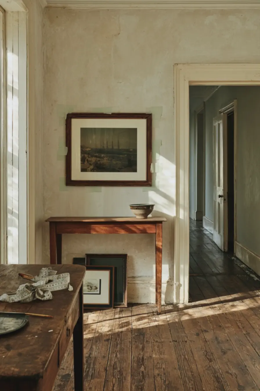 disposicao-de-fotografias-de-viagem-em-ambiente-com-piso-de-madeira-e-luznatural-enfatizando-ambiente-unico 5 detalhes que fazem uma casa parecer vivida em vez de decorada disposicao-de-fotografias-de-viagem-em-ambiente-com-piso-de-madeira-e-luznatural-enfatizando-ambiente-unico 5 detalhes que fazem uma casa parecer vivida em vez de decorada
