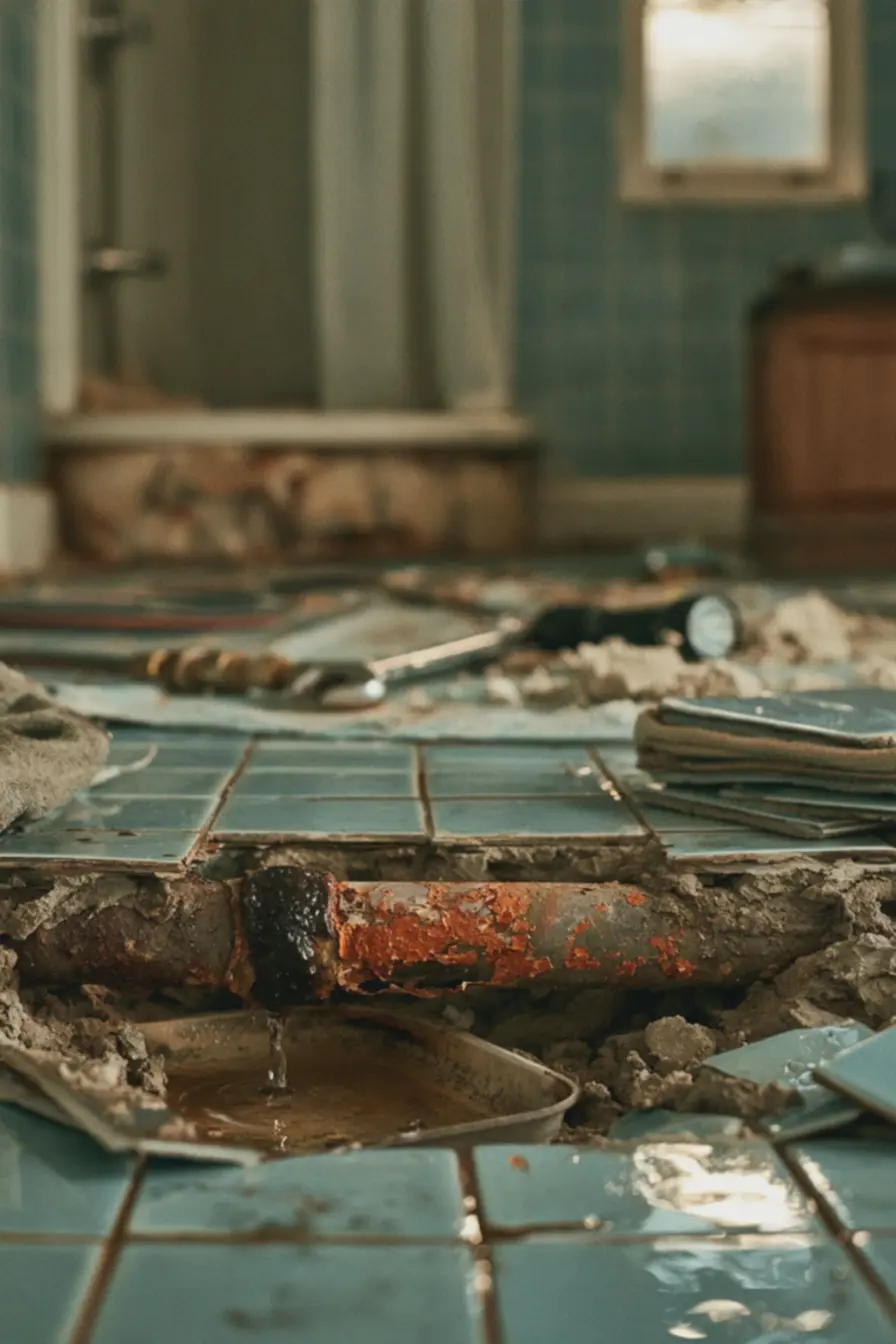 ferramentas-de-encanador-e-materiais-de-protecao-durante-avaliacao-de-vazamentoem-obra-residencial Antes de reformar uma casa antiga, existem 7 coisas que você deveria investigar primeiro ferramentas-de-encanador-e-materiais-de-protecao-durante-avaliacao-de-vazamentoem-obra-residencial Antes de reformar uma casa antiga, existem 7 coisas que você deveria investigar primeiro