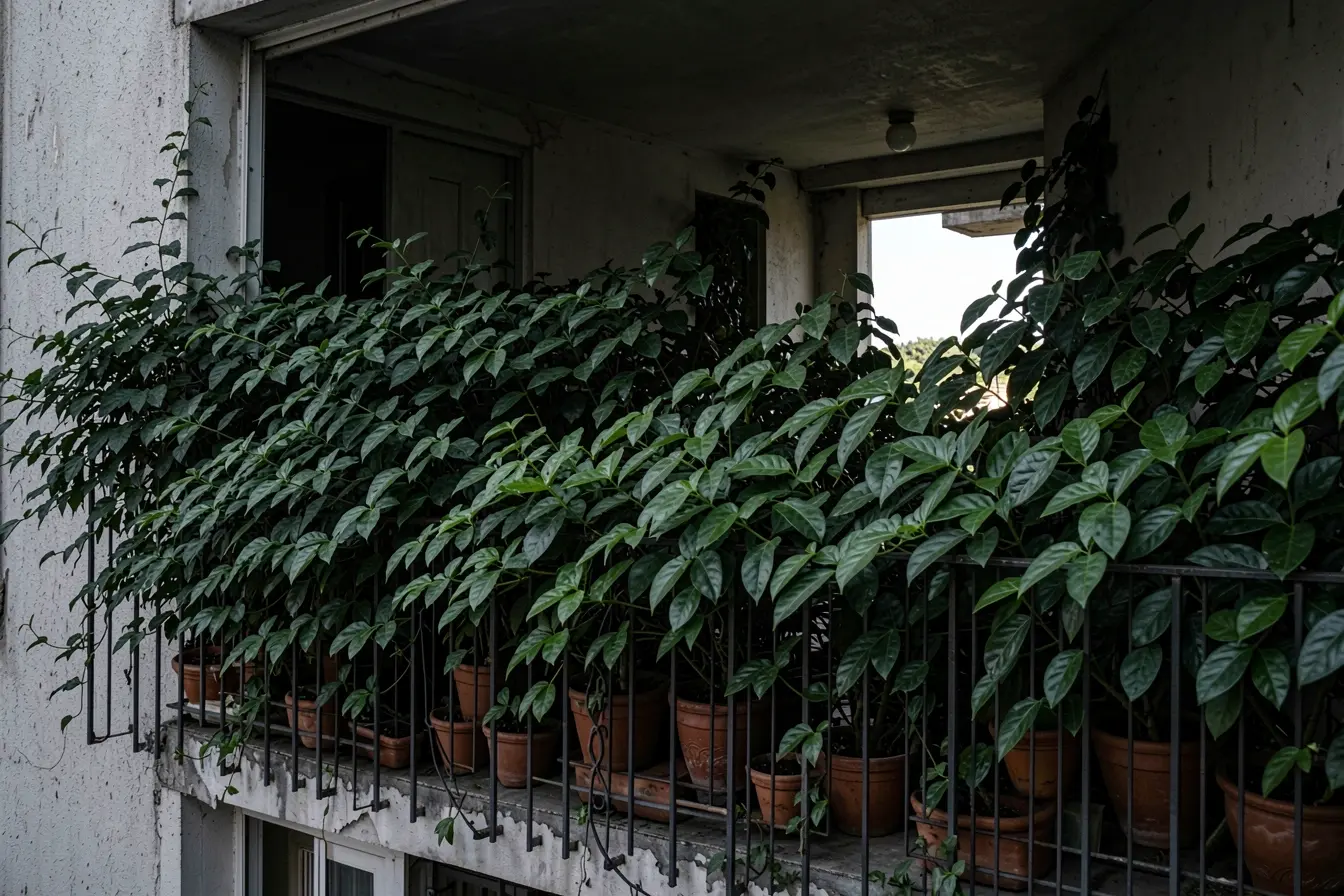 fileira-excessivamente-fechada-de-clusias-bloqueia-a-vista-e-deixa-a-sacada-pesada-e-escura Privacidade na sacada do apartamento: plantas que protegem sem fechar o ambiente fileira-excessivamente-fechada-de-clusias-bloqueia-a-vista-e-deixa-a-sacada-pesada-e-escura Privacidade na sacada do apartamento: plantas que protegem sem fechar o ambiente