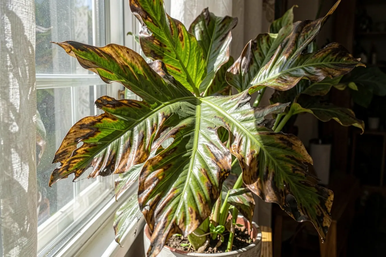 folhas-com-bordas-queimadas-pelo-sol-intenso-atraves-da-janela Folhas que mudam de cor: o que a planta revela sobre luz e cuidados folhas-com-bordas-queimadas-pelo-sol-intenso-atraves-da-janela Folhas que mudam de cor: o que a planta revela sobre luz e cuidados