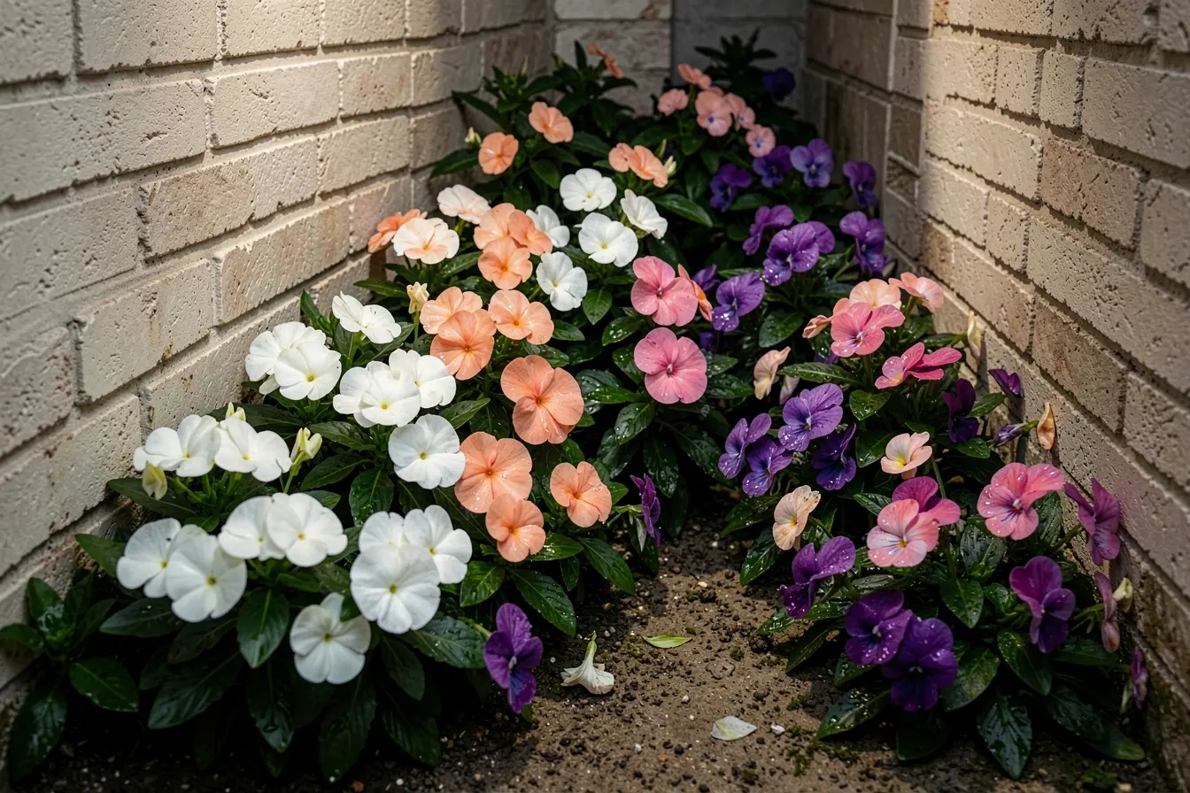impatiens-claros-e-violetas-coloridas-iluminando-um-canteiro-de-sombra-intensa Seu jardim recebe pouca luz? Estas flores levam cor aos canteiros mais sombreados impatiens-claros-e-violetas-coloridas-iluminando-um-canteiro-de-sombra-intensa Seu jardim recebe pouca luz? Estas flores levam cor aos canteiros mais sombreados