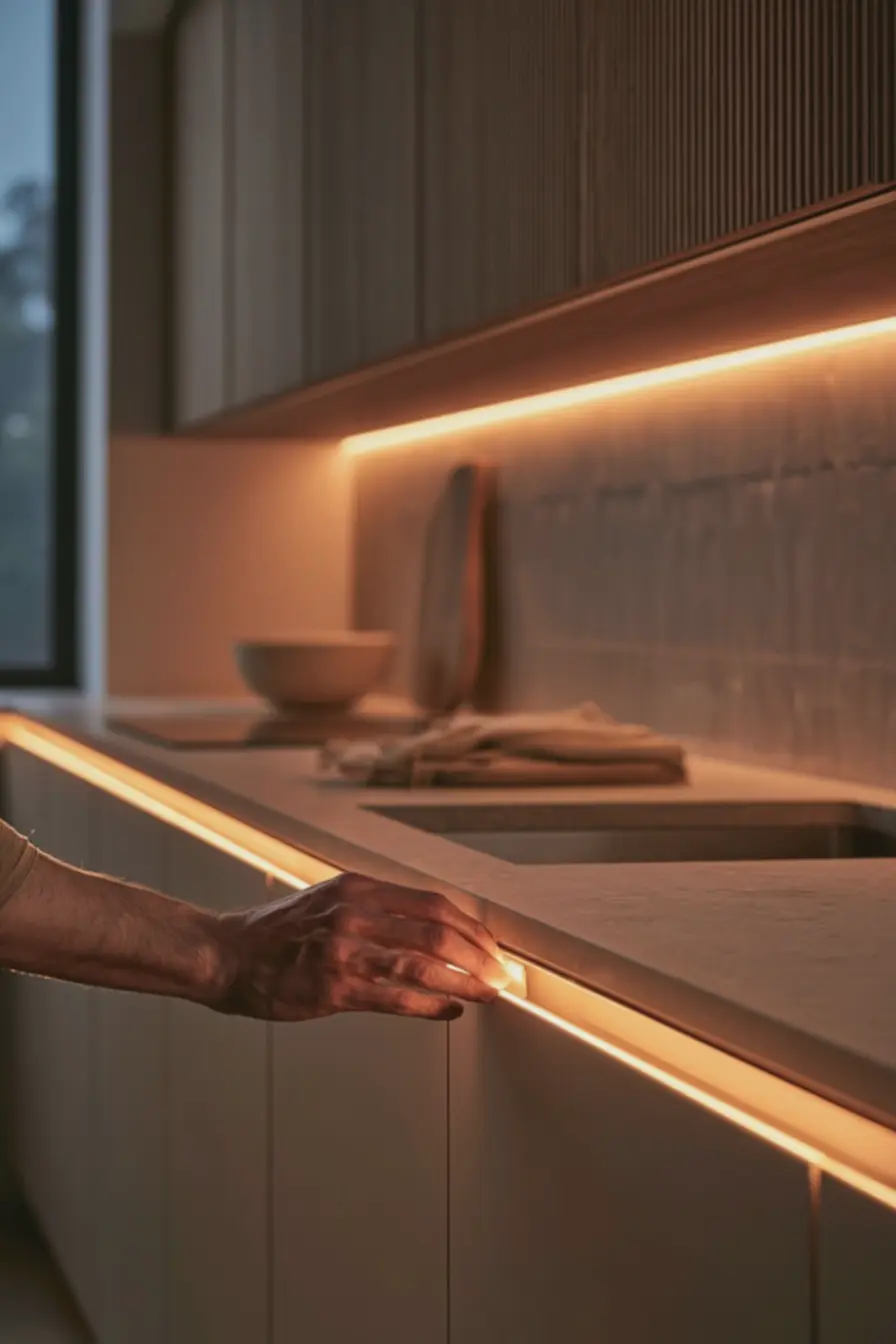 instalacao-de-iluminacao-led-sob-armario-para-cozinha-pequena-moderna Sua cozinha pequena pode parecer maior sem precisar reformar nada instalacao-de-iluminacao-led-sob-armario-para-cozinha-pequena-moderna Sua cozinha pequena pode parecer maior sem precisar reformar nada