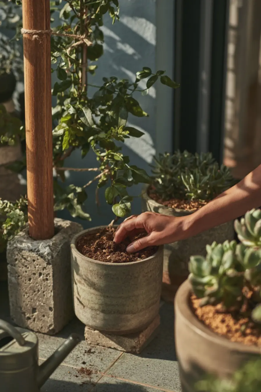 mao-verificando-terra-em-vaso-de-ceramica-ao-lado-de-trelica-com-planta-jasmimem-ambiente-externo As mais lindas casas com fachadas com flores pra te inspirar e encantar mao-verificando-terra-em-vaso-de-ceramica-ao-lado-de-trelica-com-planta-jasmimem-ambiente-externo As mais lindas casas com fachadas com flores pra te inspirar e encantar