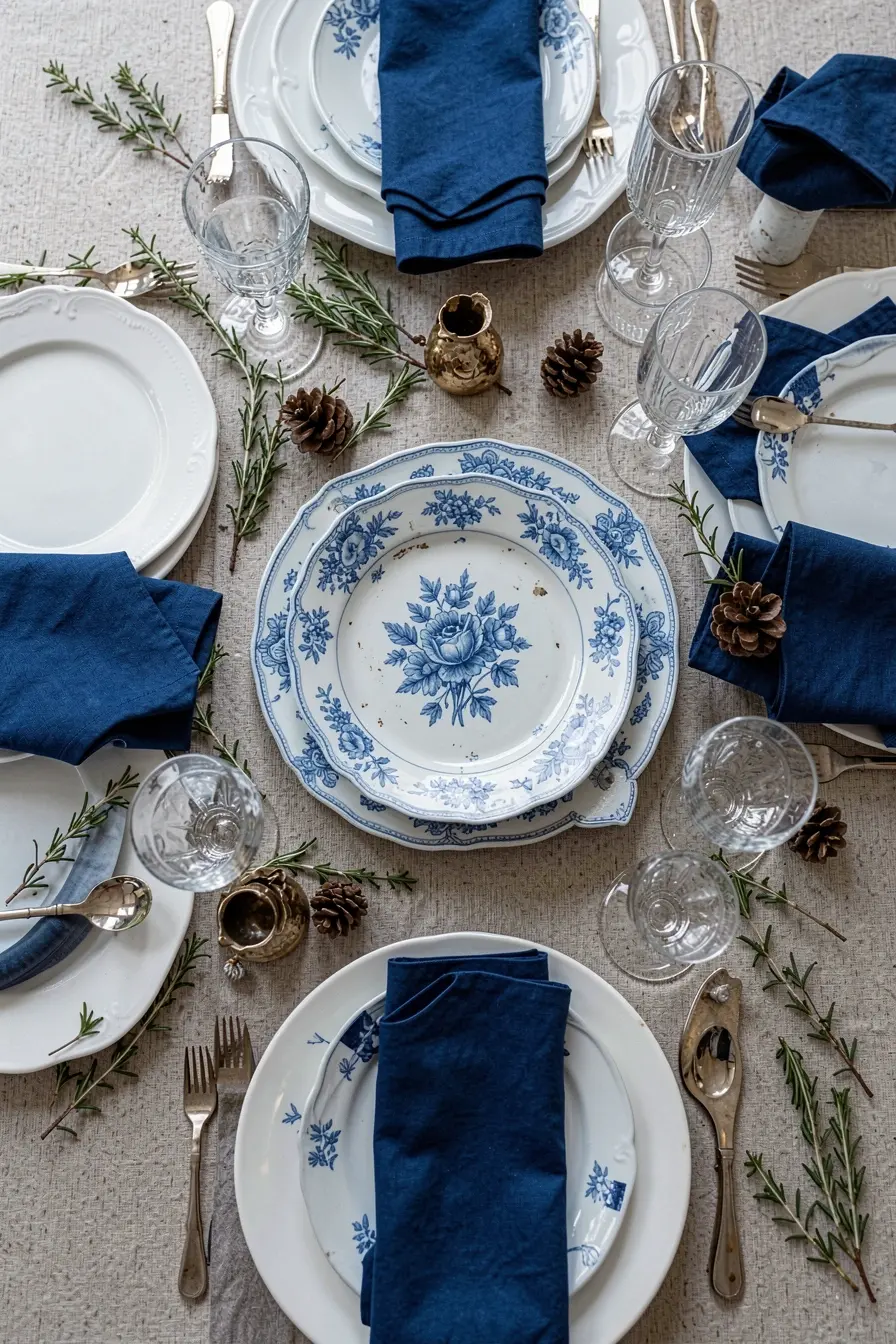 mesa-natalina-com-louca-antiga-azul-criando-unidade-entre-pratos-diferentes A mesa de Natal ganha protagonismo quando louças e memórias viram decoração mesa-natalina-com-louca-antiga-azul-criando-unidade-entre-pratos-diferentes A mesa de Natal ganha protagonismo quando louças e memórias viram decoração