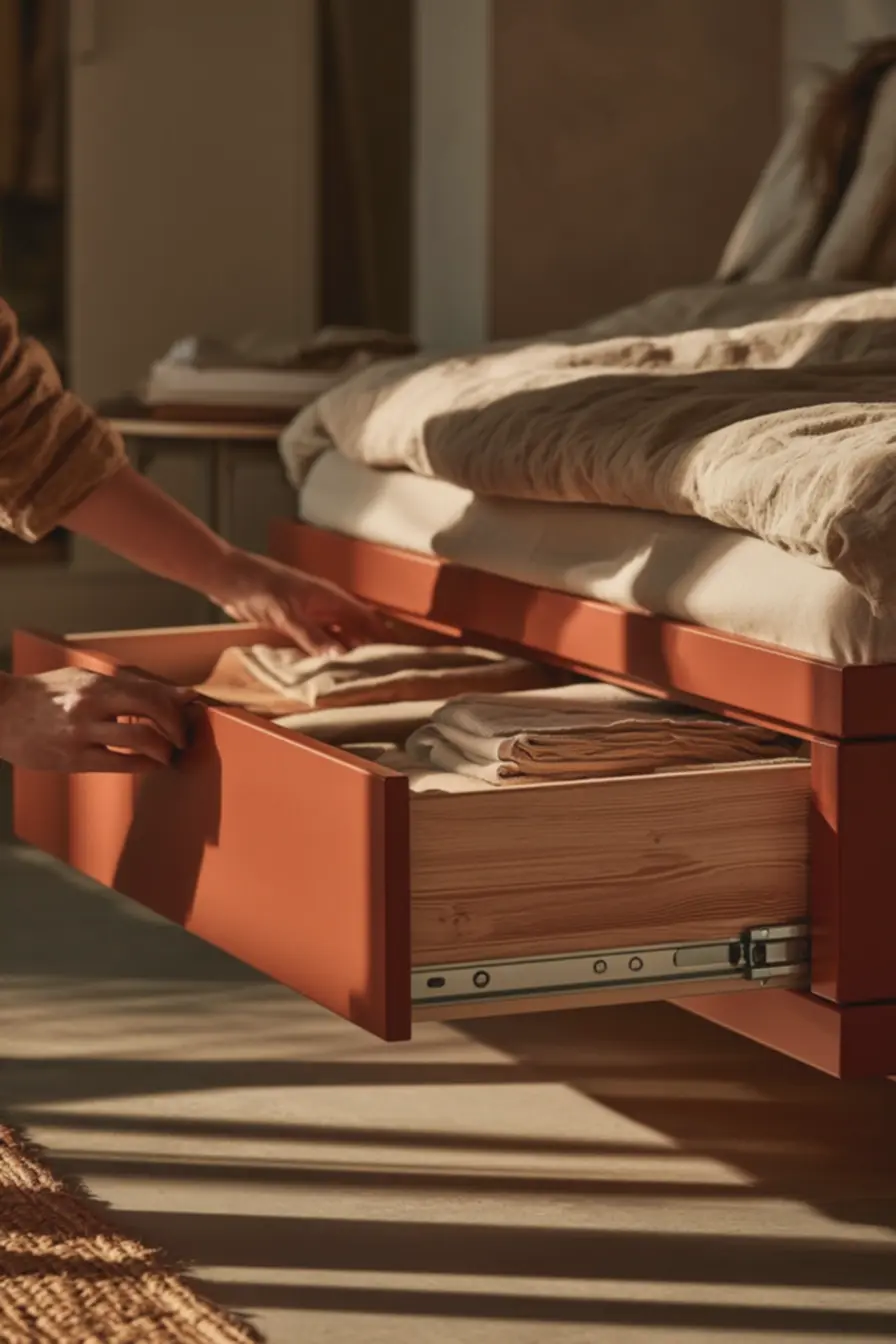 movel-multifuncional-com-gaveta-deslizante-para-guardar-roupas-de-cama-e-toalhasem-ambiente-compacto O móvel que faz duas coisas está ganhando espaço nas casas menores movel-multifuncional-com-gaveta-deslizante-para-guardar-roupas-de-cama-e-toalhasem-ambiente-compacto O móvel que faz duas coisas está ganhando espaço nas casas menores